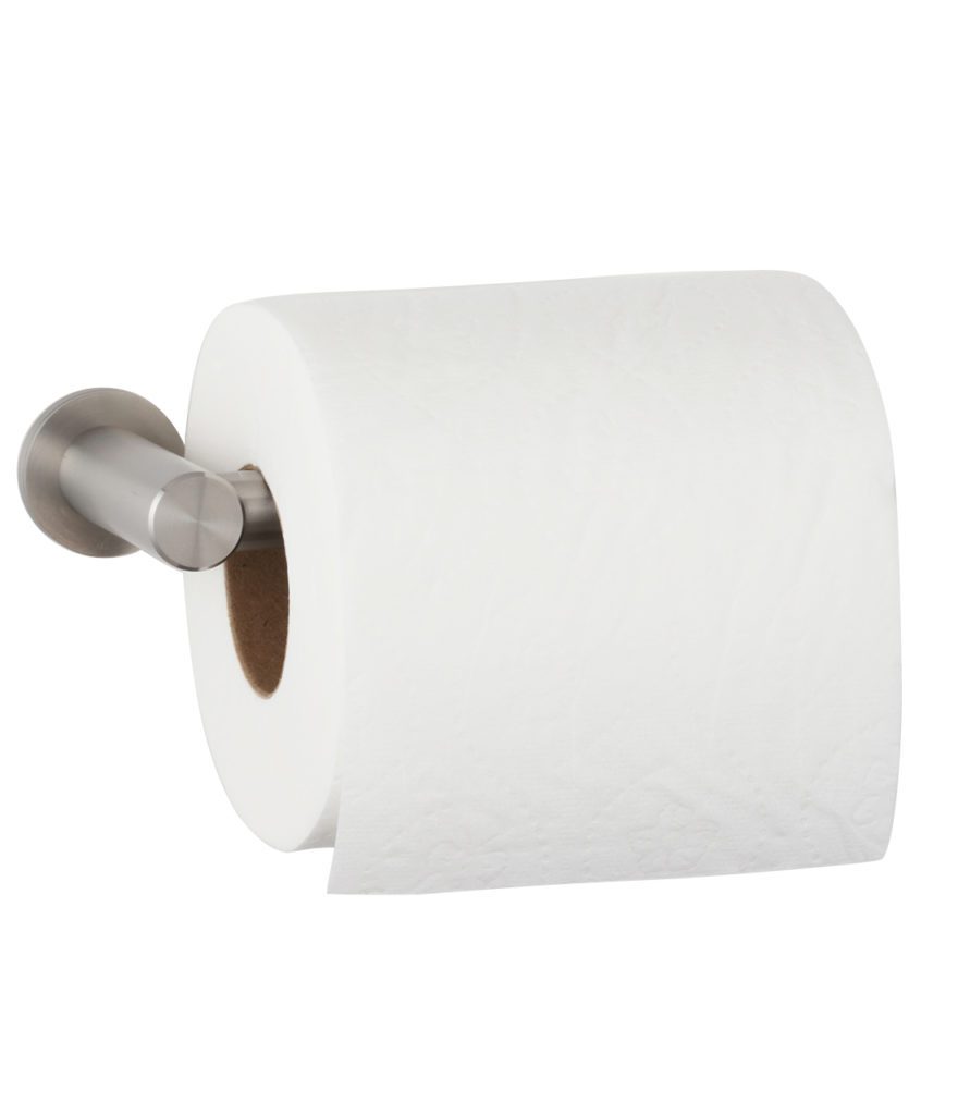 Bobrick B 9543 Fino Collection Surface Mounted Toilet Paper Holder - Durable Stainless Steel Bathroom Accessory for Home, Office & Commercial Use