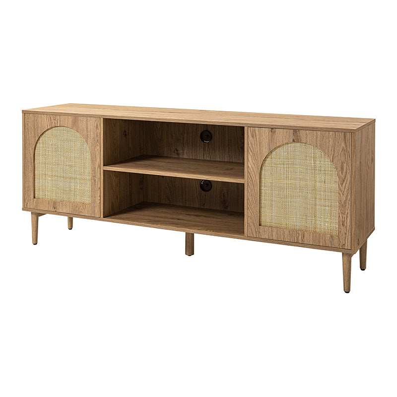 Norbert TV Stand Rattan for TVs up to 65