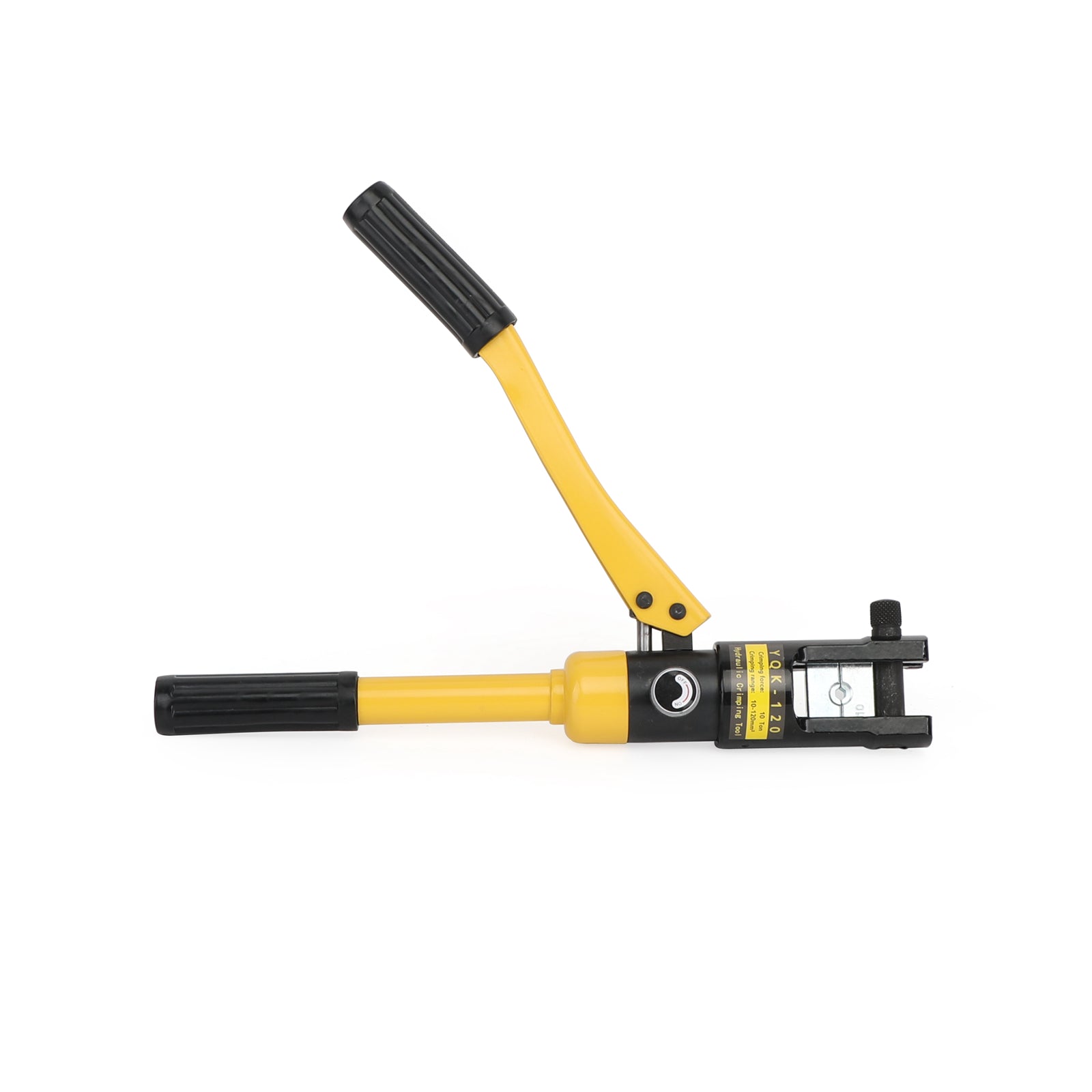 10 Ton Heavy Duty Hydraulic Wire Crimper with 8 Dies - Professional Battery Cable Lug Terminal Crimping Tool for Automotive, Marine & Solar Panel Installations