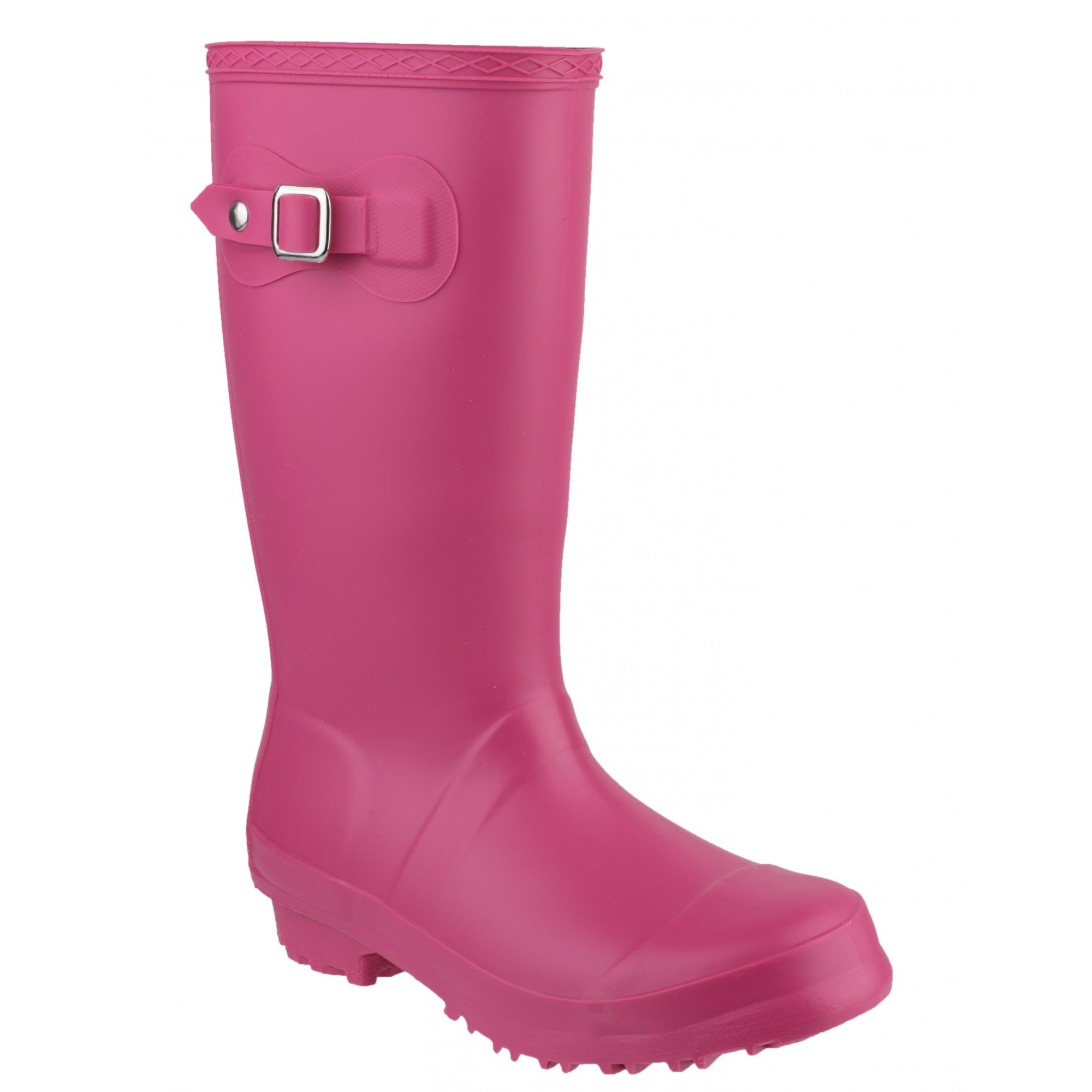 Buckingham Big Girls Waterproof Rain Boots - Kids' Rubber Wellington Boots for Outdoor Play, Puddle Jumping & Gardening