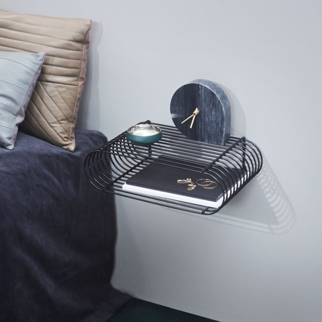 Curved Wall Shelf - Modern Floating Shelves for Living Room, Bedroom, Bathroom - Stylish Storage & Display Solution for Home Decor