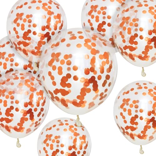 Rose Gold Confetti Balloons