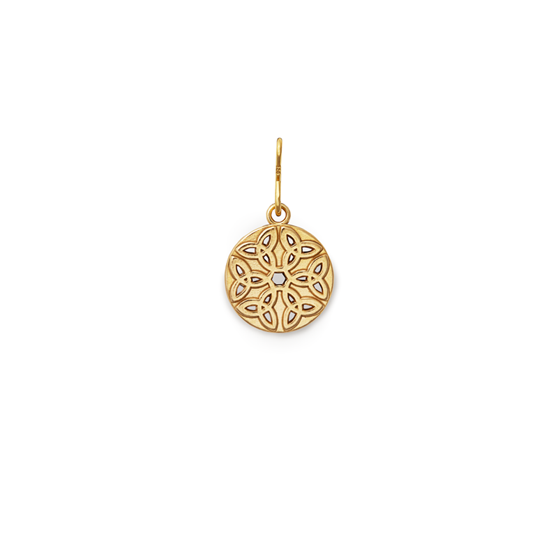 Endless Knot Charm Pendant - Spiritual & Meaningful Jewelry for Meditation, Yoga & Mindfulness - Tibetan Buddhist Symbol for Harmony & Protection