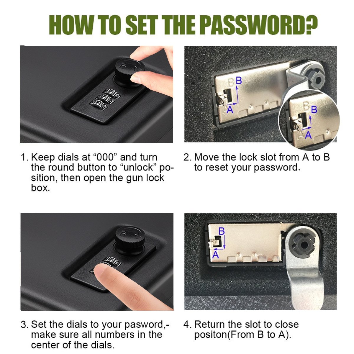 Portable Pistol Safe for Travel & Car - Compact Handgun Lock Box with Secure Key Entry | Ideal for Home, Vehicle & Personal Protection