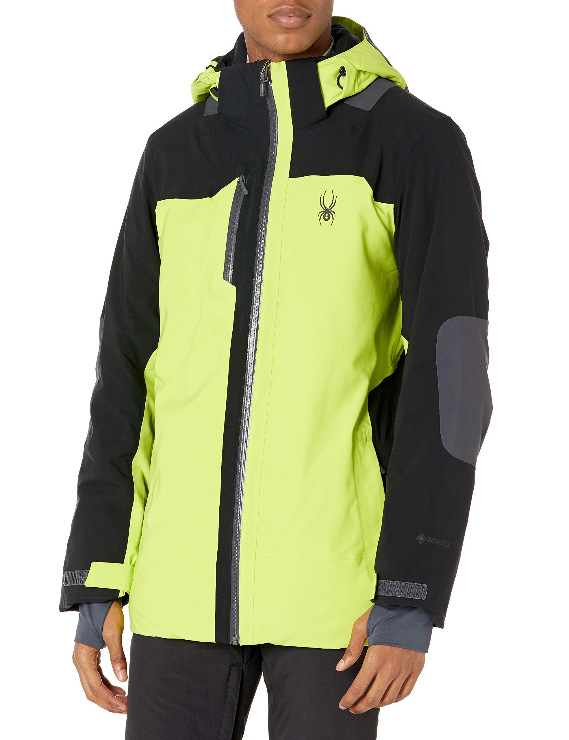 Spyder Men's Whistler GTX Waterproof Ski Jacket - Lightweight Insulated Winter Coat for Snowboarding & Cold Weather Outdoor Activities