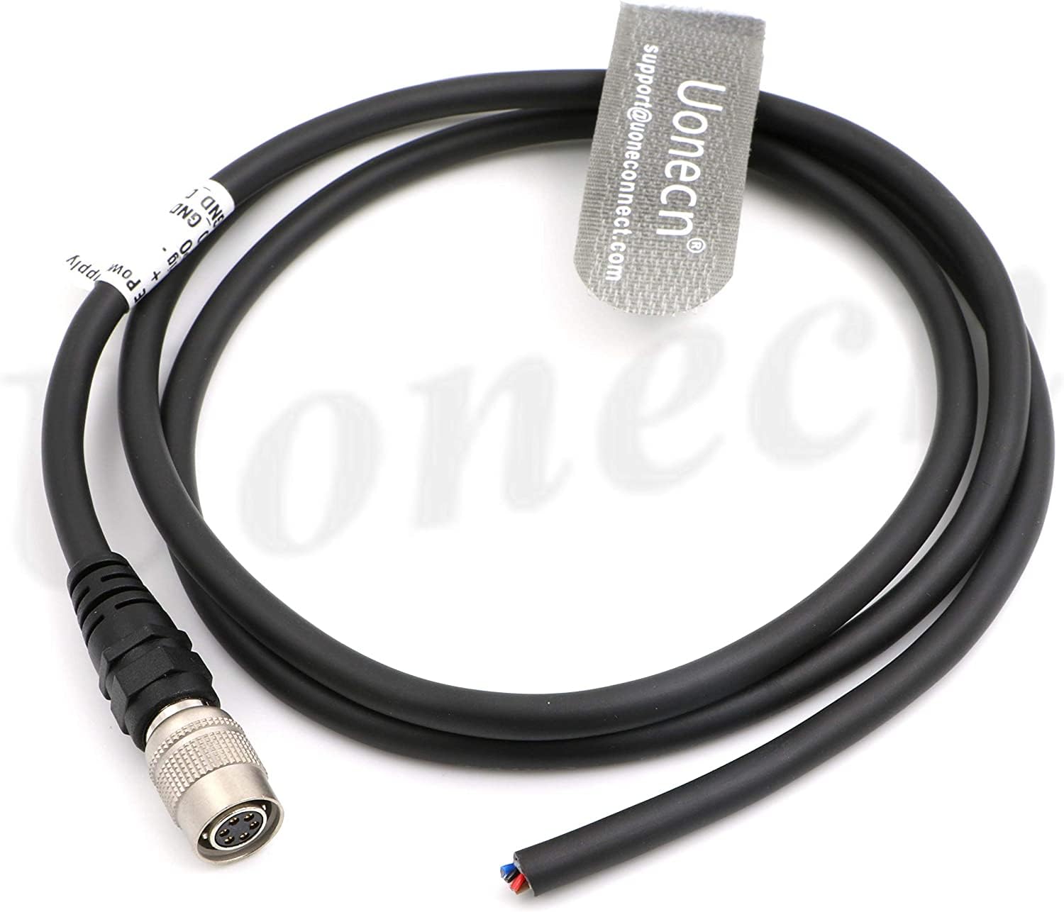 Industrial Camera Power Trigger IO Signal Cable - 6 Pin Hirose Female Plug for Basler AVT GIGE Sony CCD Cameras (1 Meter) - Perfect for Machine Vision, Automation & Factory Inspection Systems