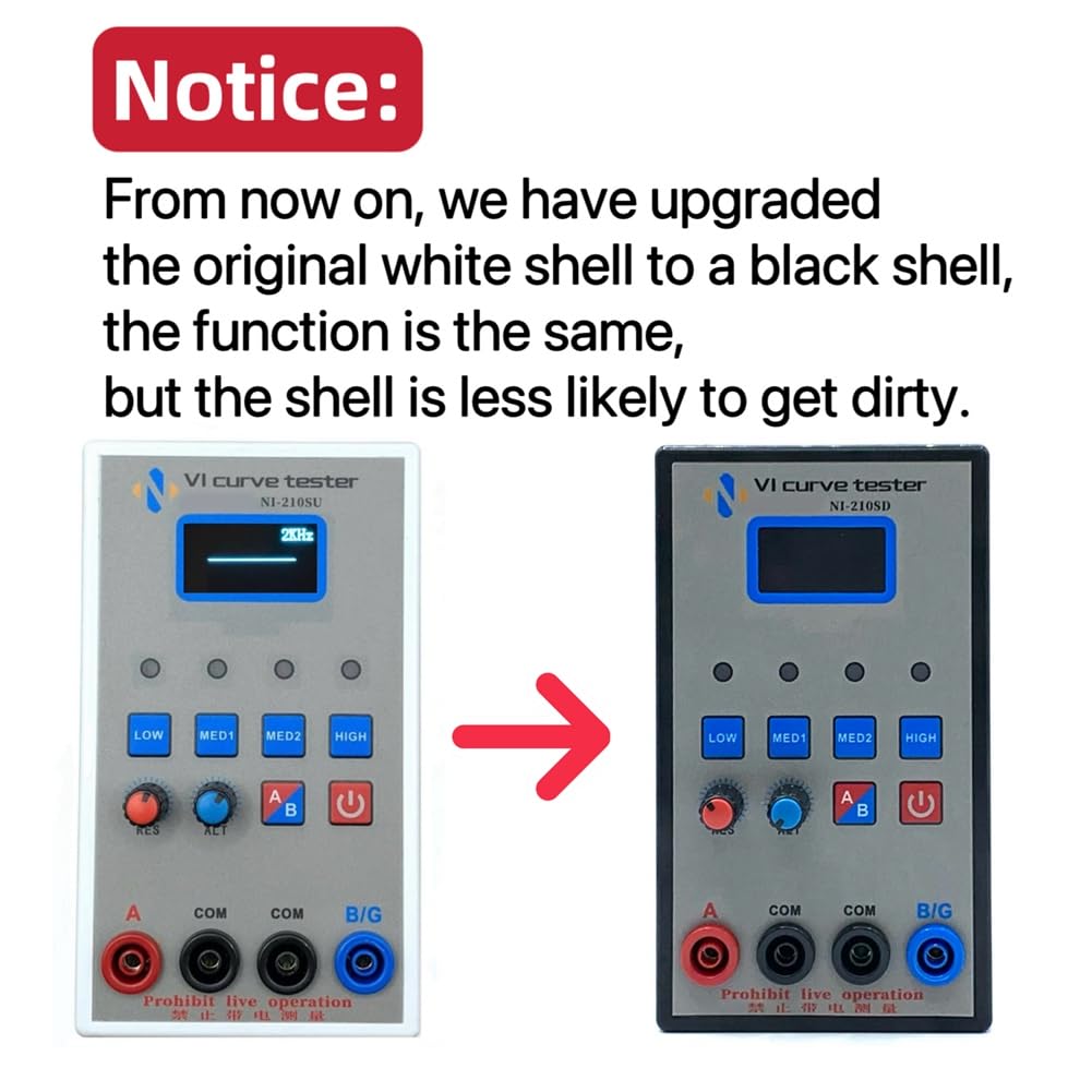 1.3 Inch Dual Channel VI Curve Tester - Automotive Diagnostic Tool for PCB Circuit Testing & Repair | Ideal for Car Mechanics & Electronics Repair Shops