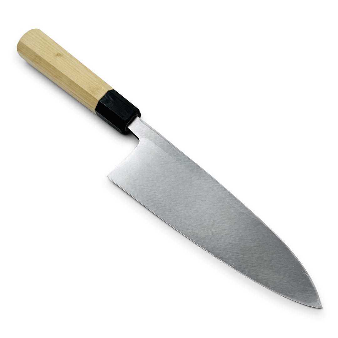 Ittosai Kotetsu White #2 Deba Knife 210mm (8.2 Inch) - Left Handed Japanese Chef Knife for Sushi, Fish Filleting & Professional Kitchen Use