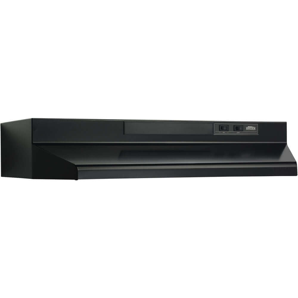 Broan F40000 Series 30-Inch Two-Speed 4-Way Convertible Under Cabinet Range Hood in White (F403011) - Perfect for Kitchen Ventilation & Smoke Removal