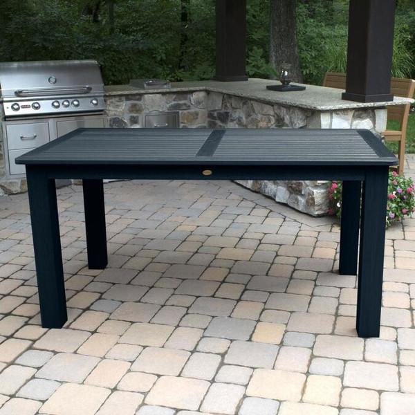 Outdoor Rectangular Counter Height Dining Table - Weather-Resistant Patio Furniture for Backyard, Deck, and Garden Dining - Perfect for Entertaining Guests