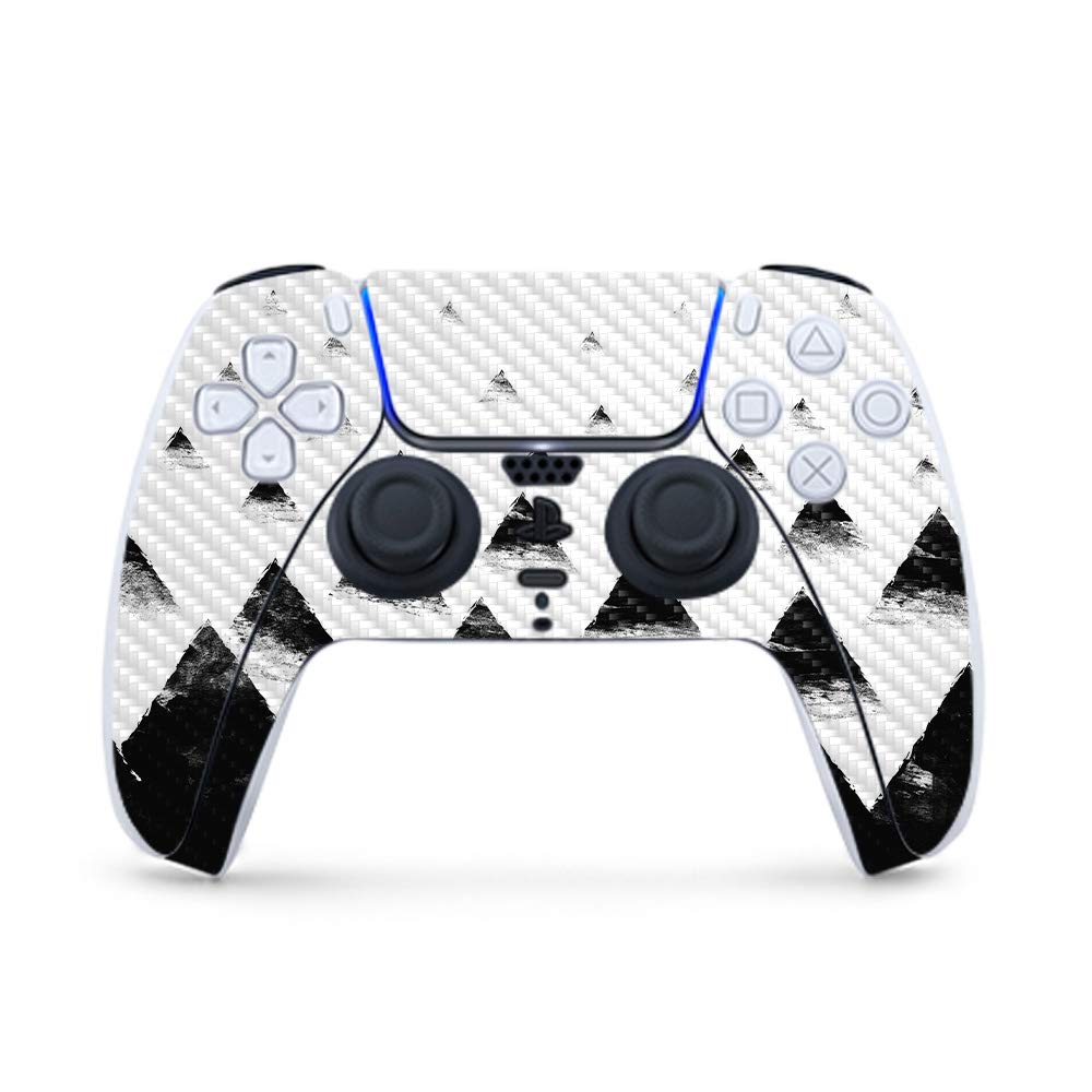 Premium Carbon Fiber Gaming Skin for PS5 Controller - Black Hills Design | Durable Textured Finish | Easy to Apply & Remove | Made in USA | Perfect for Gaming Enthusiasts & Customization Lovers