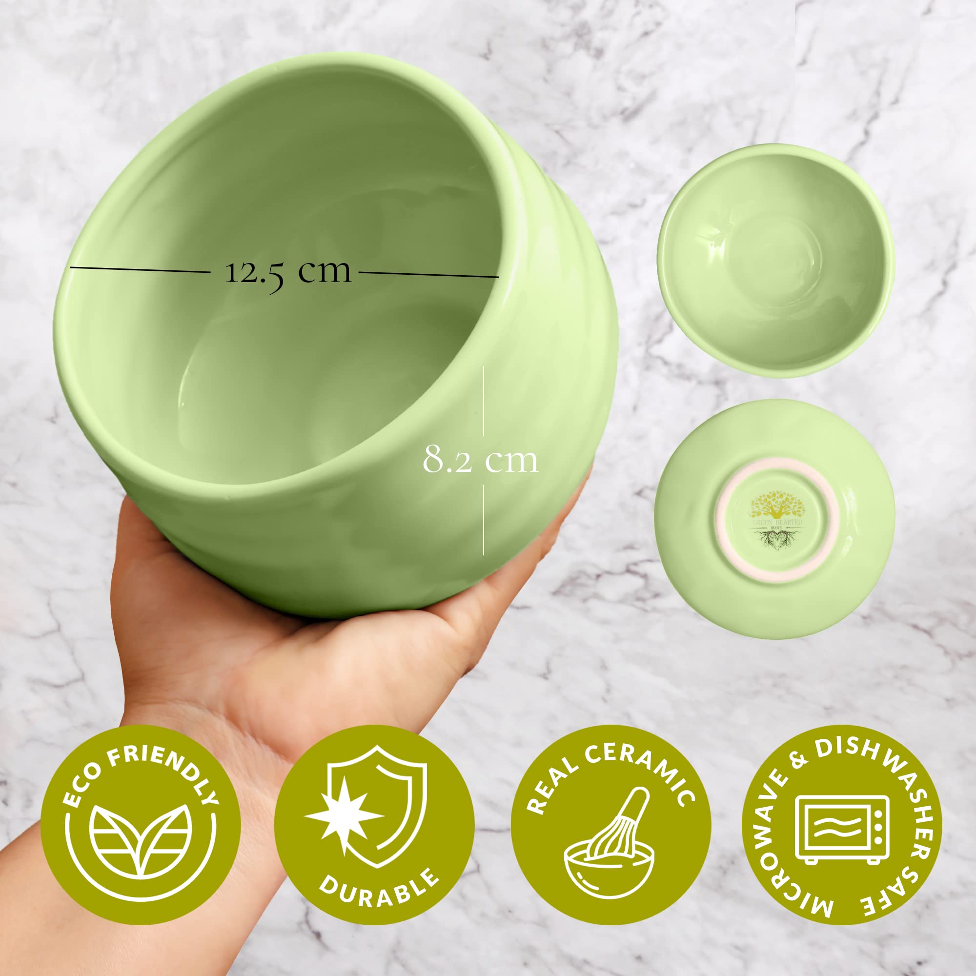 Premium Japanese Matcha Bowl - Large Ceremonial Grade Green Tea Cup for Authentic Tea Ceremony & Daily Zen Meditation