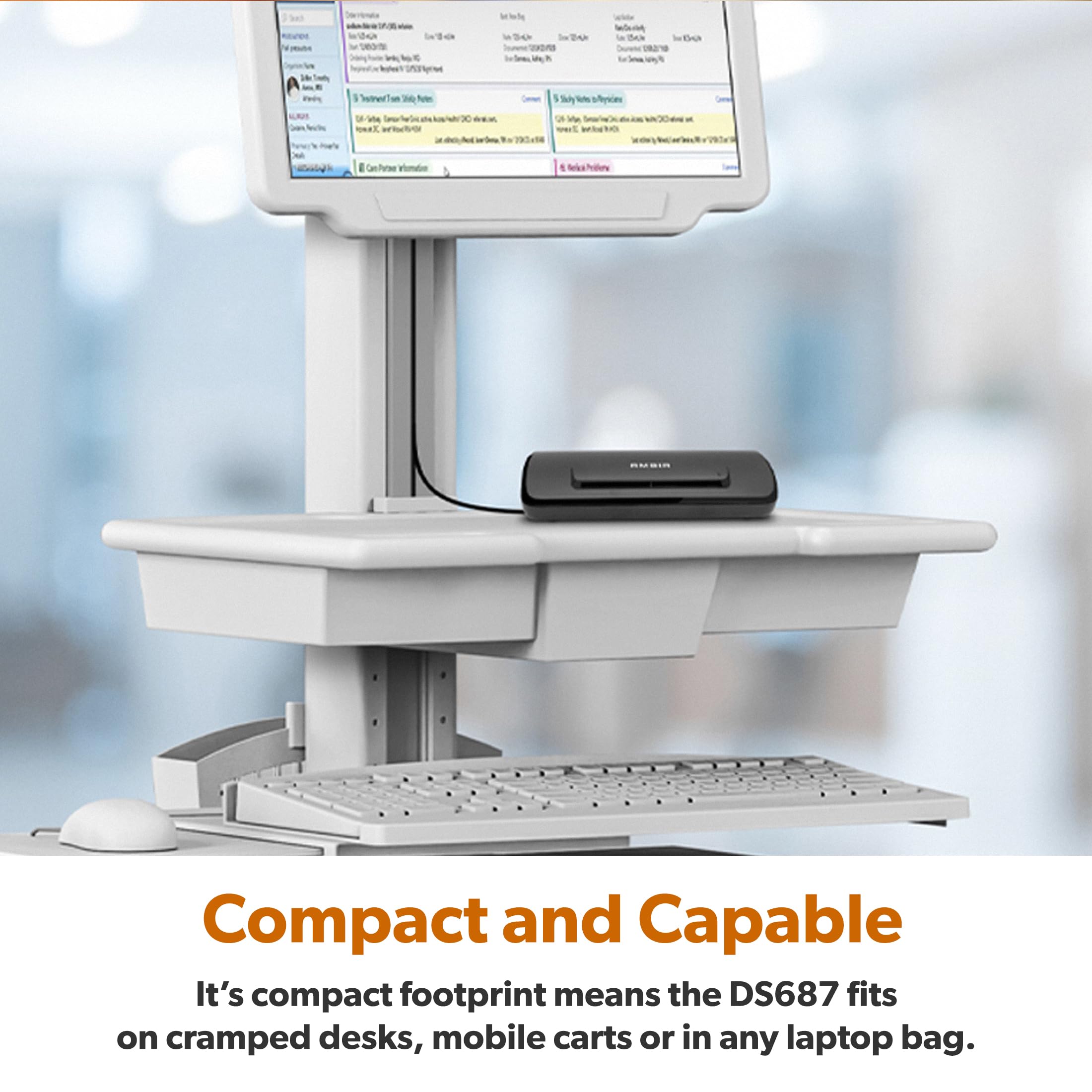 Ambir ImageScan Pro 687-BCS Duplex Business Card Scanner for Windows PC - High-Speed Scanning for Digital Contact Management | Perfect for Office Professionals, Networking Events & CRM Integration