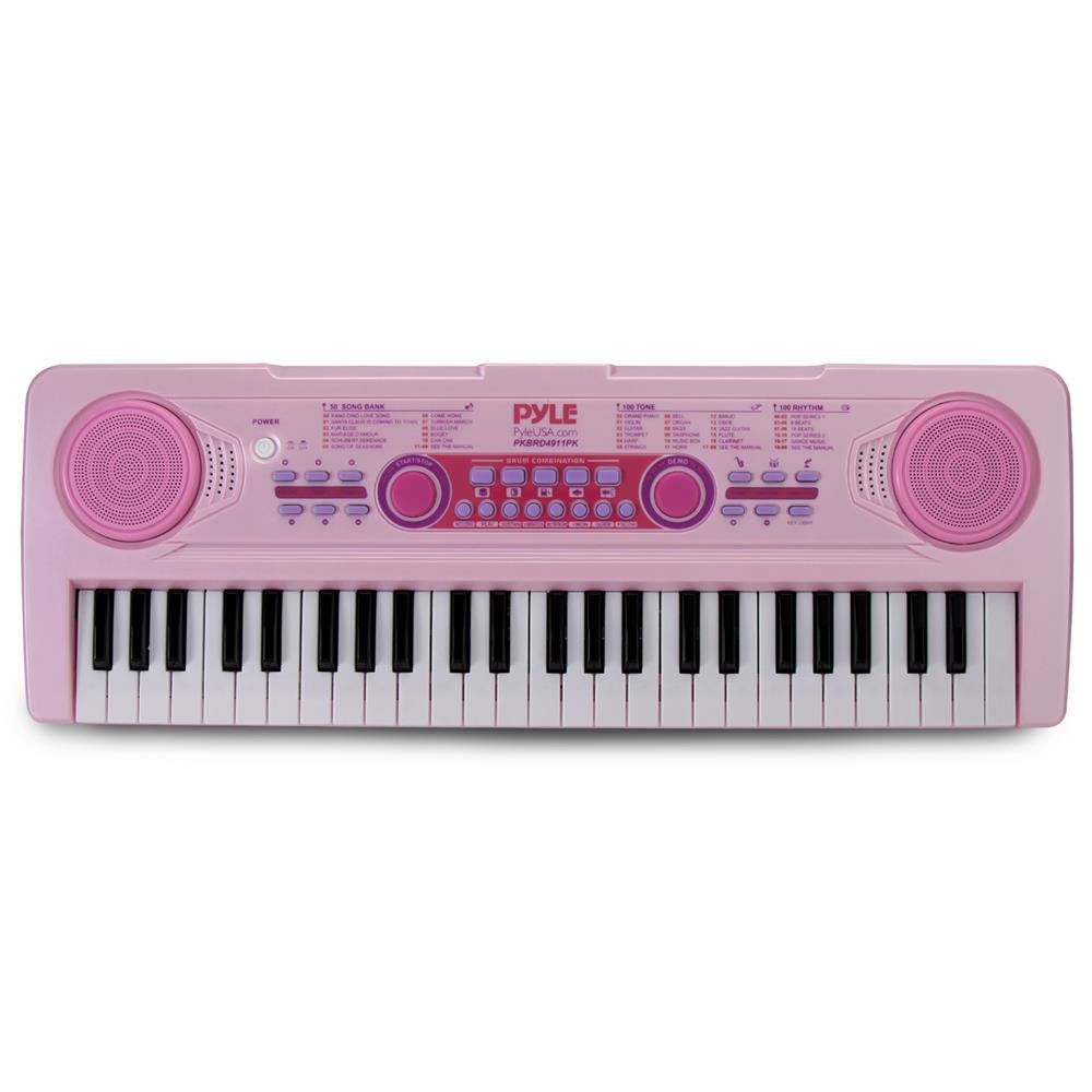 Portable Kids Piano Keyboard with Microphone Kit - 37 Key Electronic Keyboard for Children, Toddler Musical Toy with Built-in Speakers & Headphone Jack - Perfect for Home, School & Birthday Gifts
