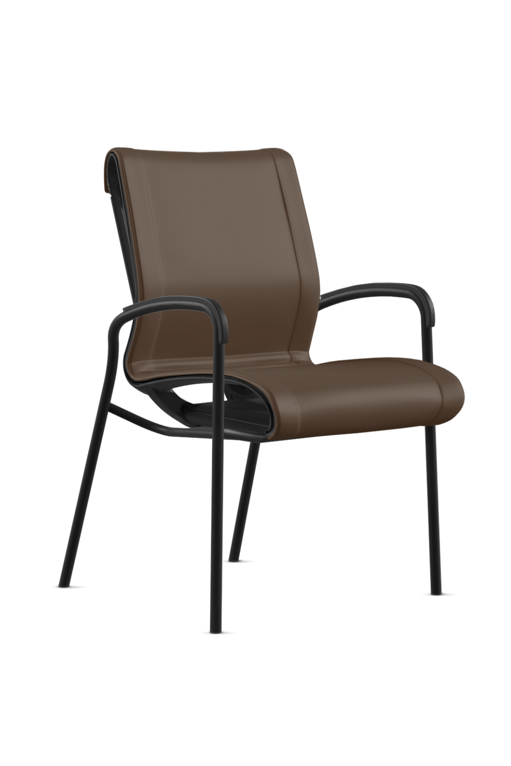 Premium 9 to 5 CYDIA Upholstered Professional Leather Guest Chair (3300GT) - Ergonomic Office Chair for Reception, Conference Rooms & Home Offices