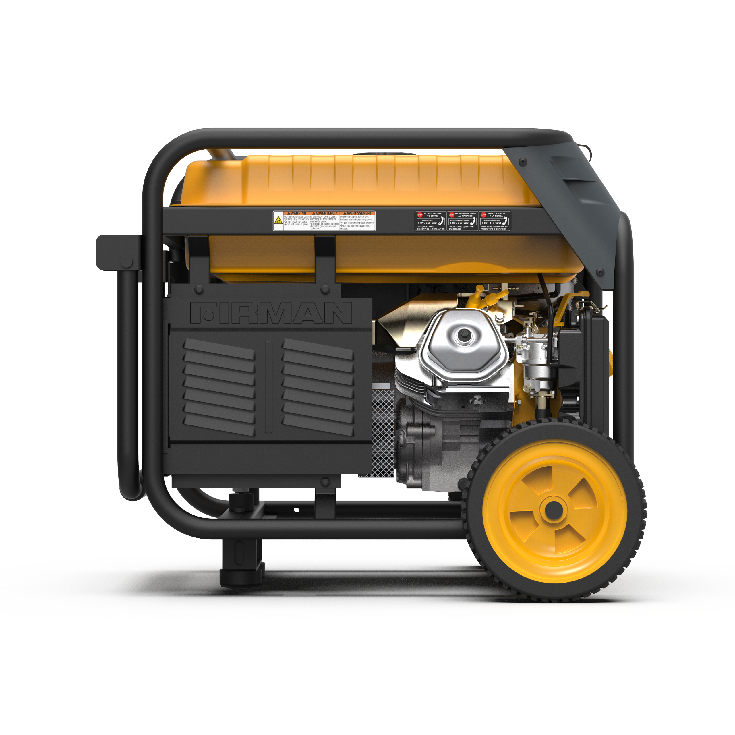 5700W Dual Fuel Portable Generator with Recoil Start - 120V/240V Output for Camping, Emergency Power & Outdoor Activities
