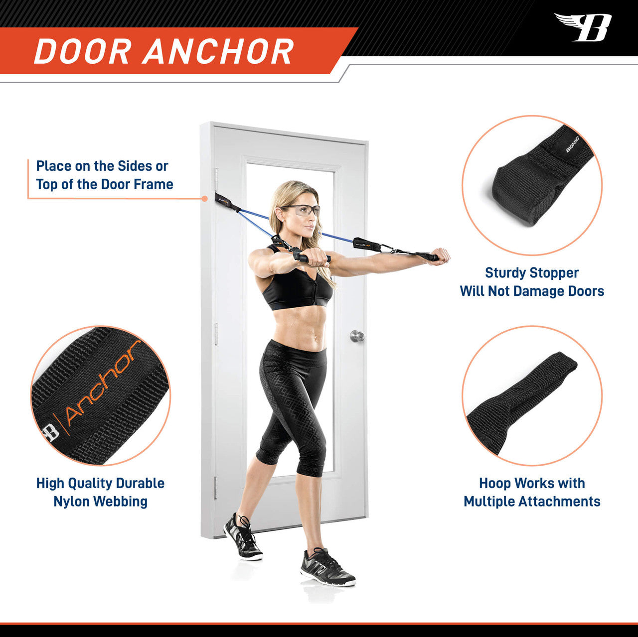 Bionic Body Resistance Band Kit - Premium Workout Bands for Home Gym, Strength Training & Physical Therapy | BBKT 090 | Perfect for Fitness, Yoga, Rehabilitation & Muscle Building