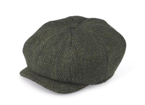 Green Herringbone