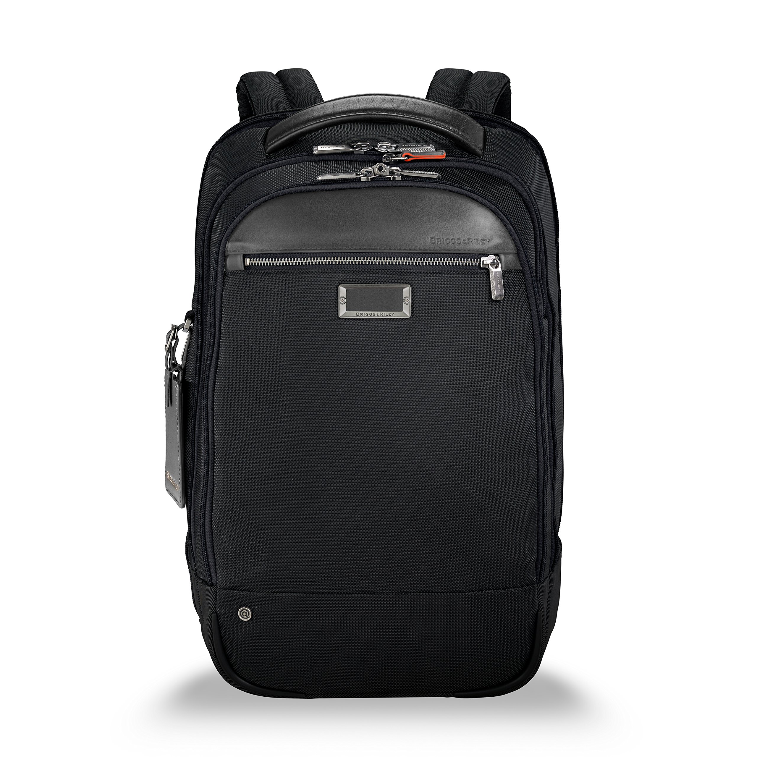 Briggs & Riley @Work Medium Backpack for Business Travel & Commuting - Durable Laptop Backpack with Organizer, Black - Perfect for Office Professionals & College Students