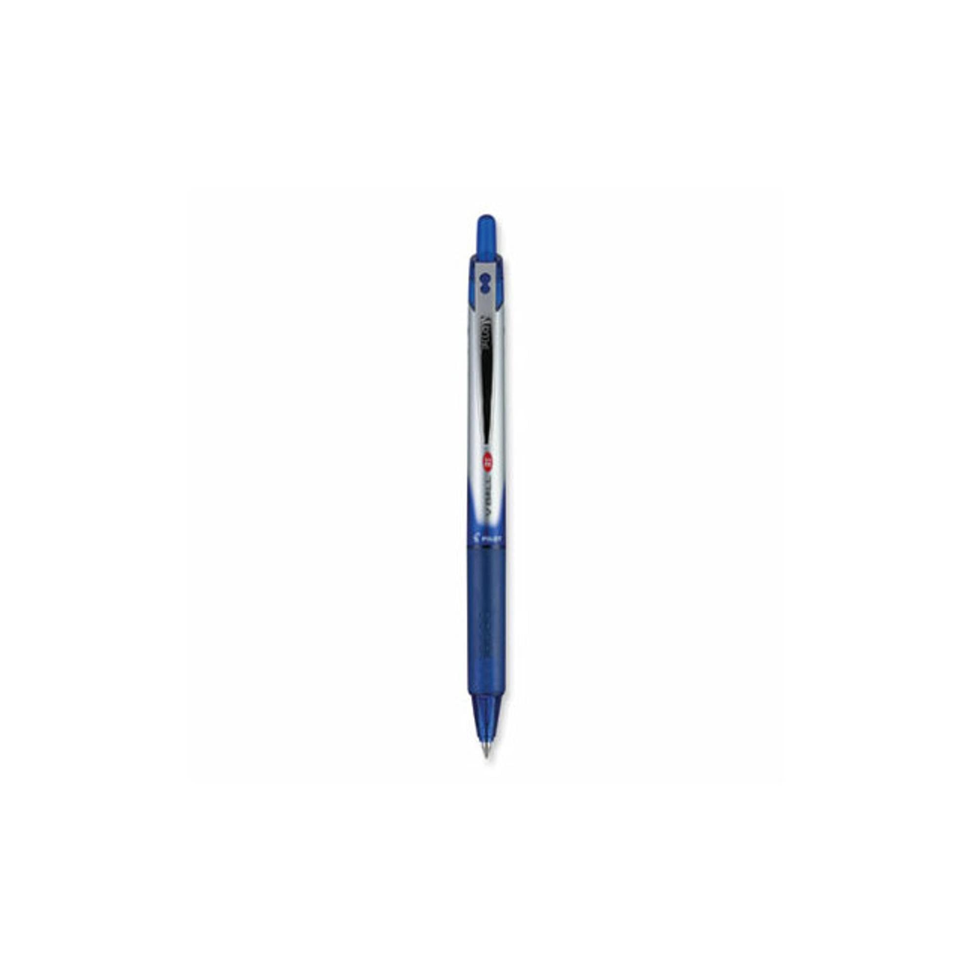 Pilot VBall Retractable Rollerball Pen - Smooth Writing 0.7mm Fine Point - Black Ink Refillable Gel Pen for Office, School & Note Taking - Perfect Gift for Students & Professionals