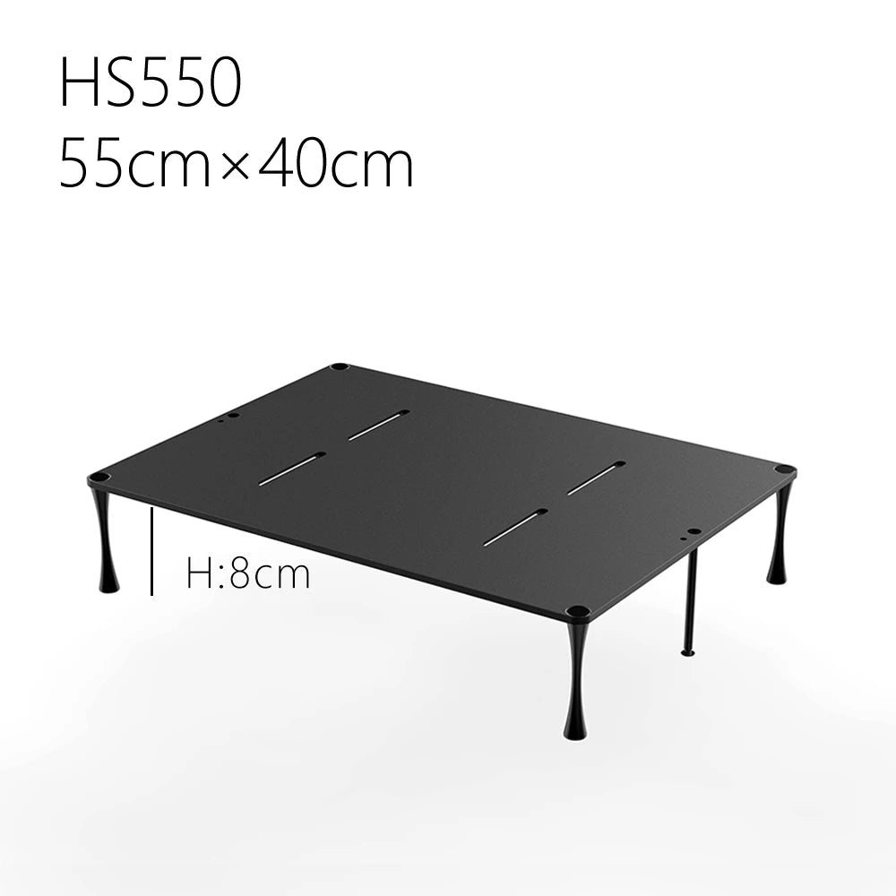 DD ddHiFi HS550 Premium Desktop Rack for DAC & Amplifier - Perfect Audio Equipment Organizer for Home Studio & Office Setup