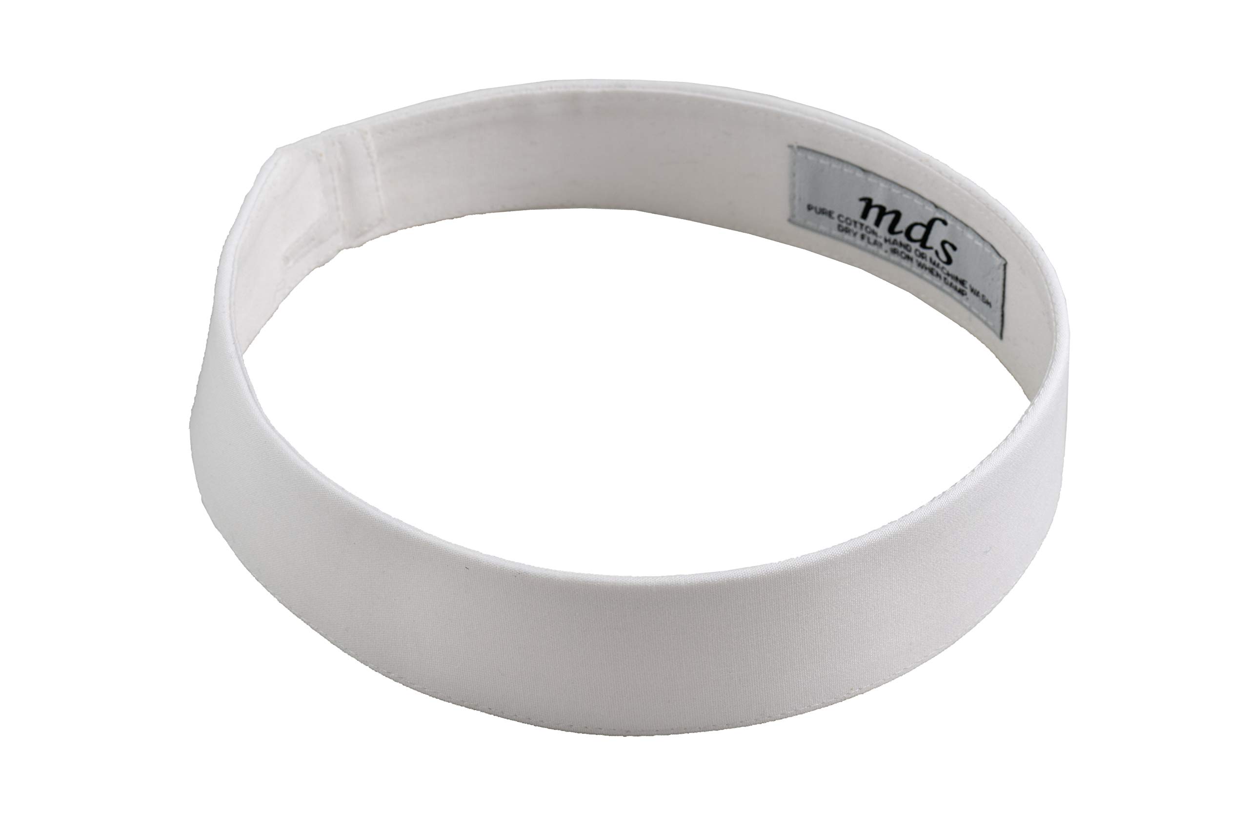 Premium MDS Cotton Clergy Collar - Comfortable & Durable White Pastor Shirt Insert for Church Services, Weddings & Religious Ceremonies