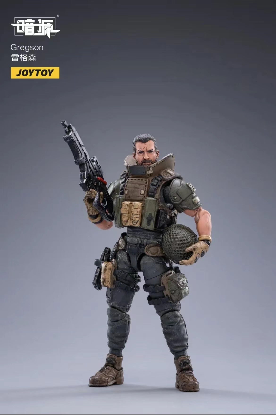 JOYTOY 1/18 Scale Dark Source Action Figure Set (3PCS) - Collectible Military Character Models for Display & Diorama Scenes