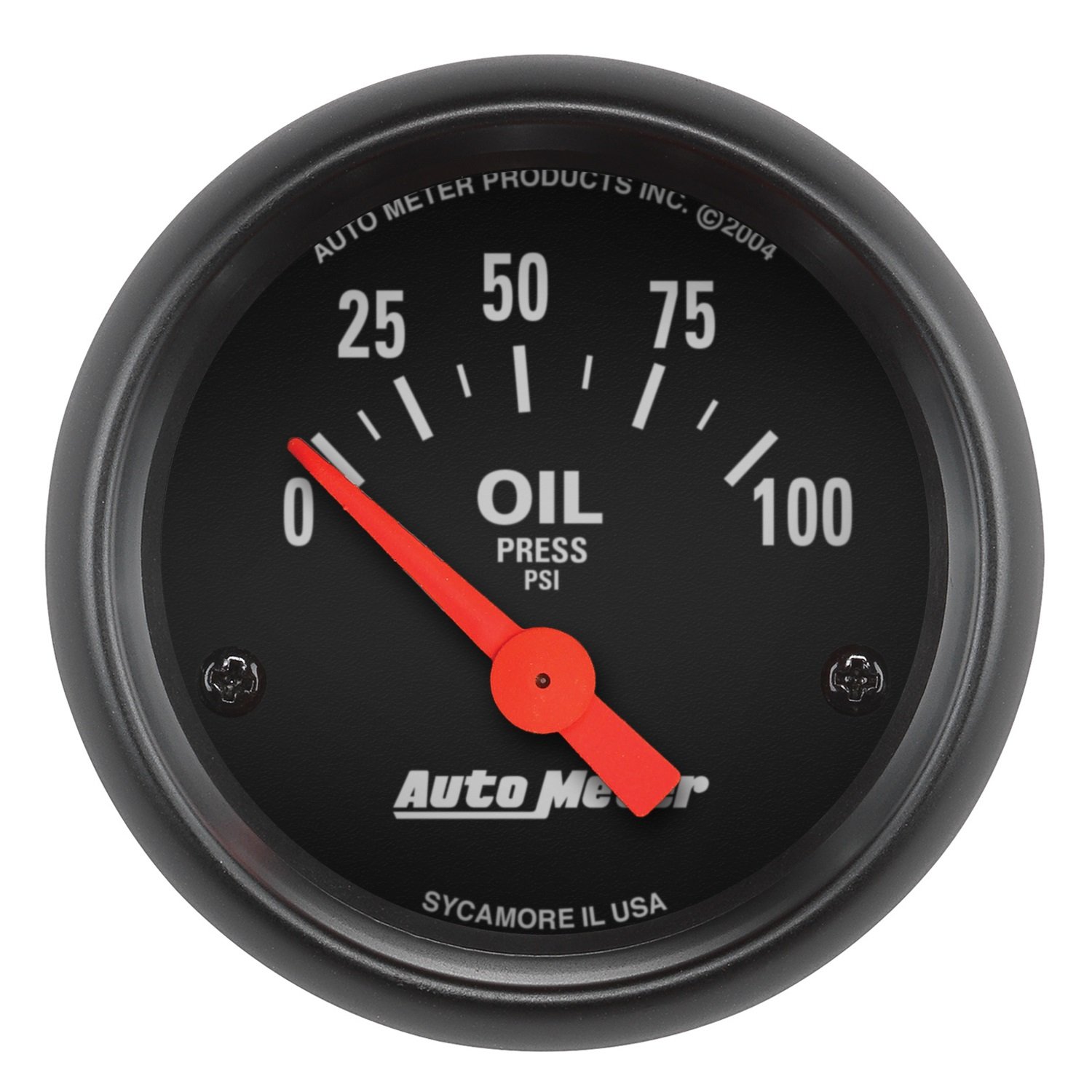 AUTO METER 2634 Z-Series Electric Oil Pressure Gauge 2-1/16