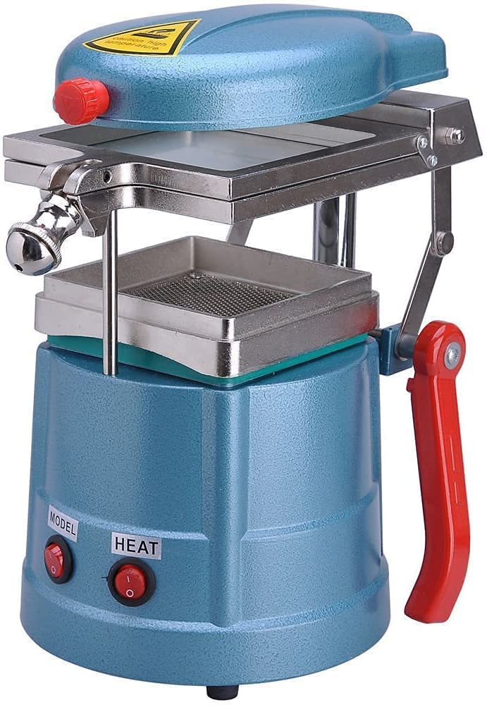 Professional Laboratory Vacuum Forming Machine - Thermoforming Equipment for Plastic Molding, Heat Sealer & Vacuform (Blue) | Perfect for Dental Labs, School Science Projects & Prototype Manufacturing