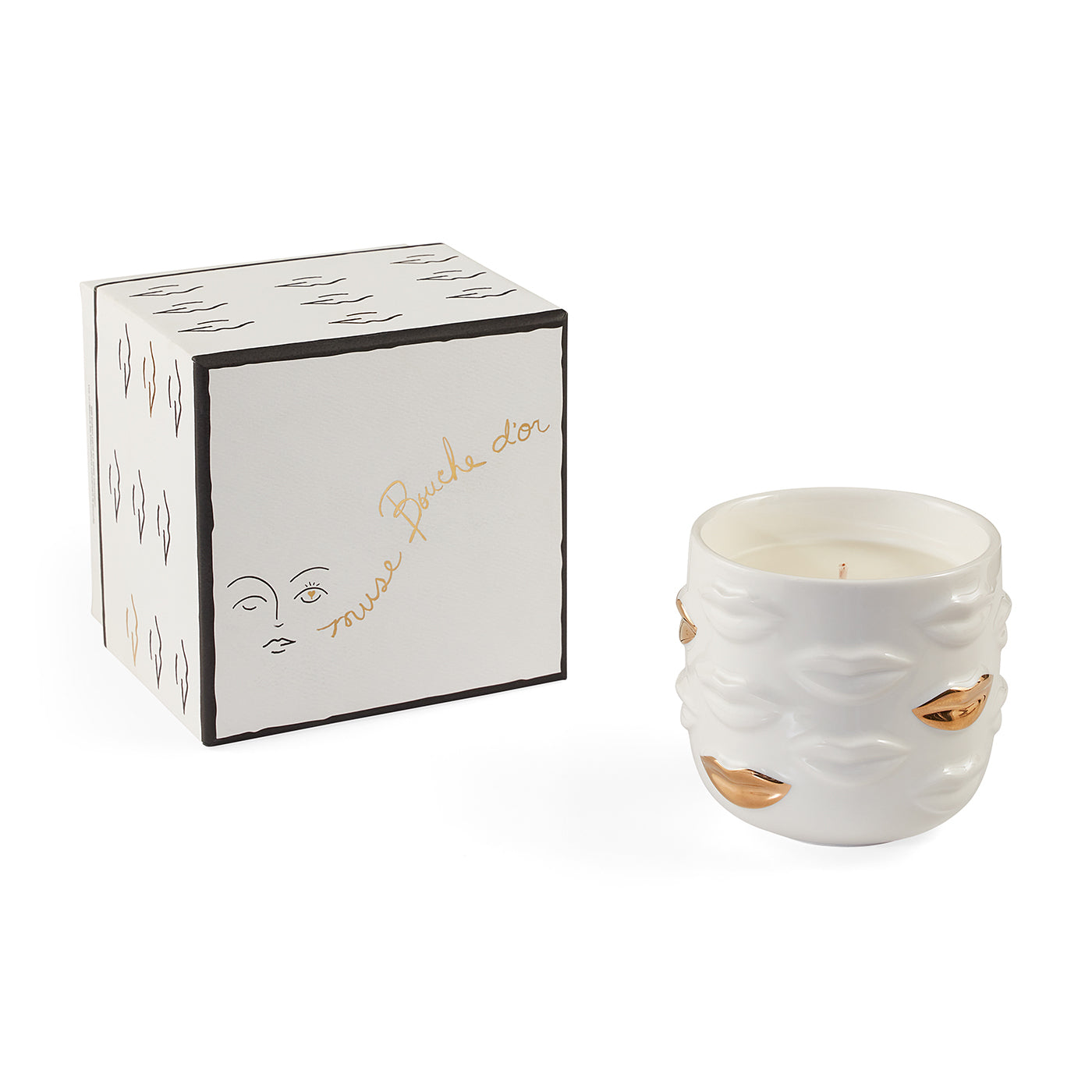 Luxury Muse Bouche D'or Scented Candle - French Inspired Home Decor for Relaxation, Romantic Ambiance & Gift Giving