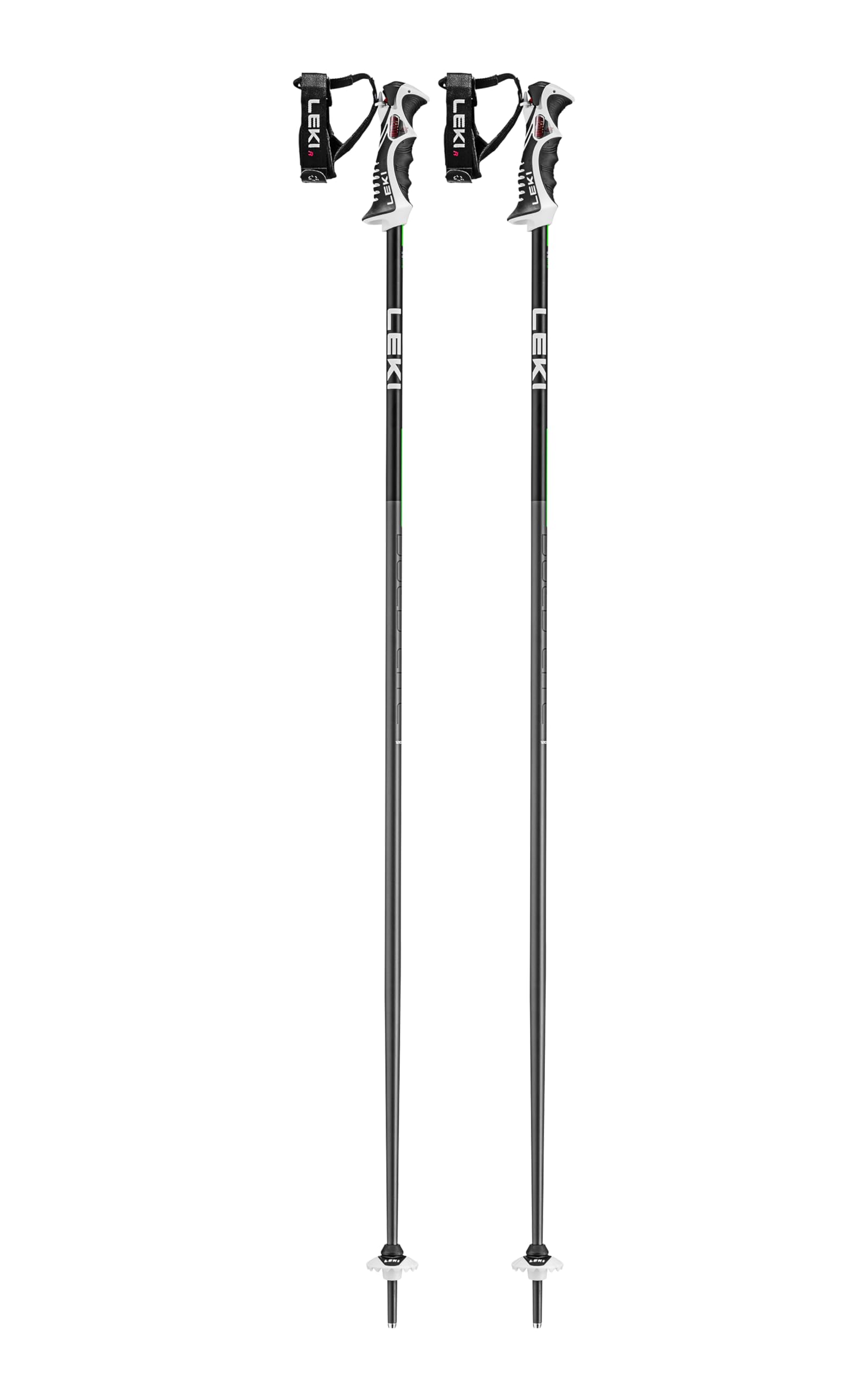 LEKI Bold Lite S Lightweight Aluminum Ski Poles for Alpine Skiing - Durable & Adjustable for Men & Women - Perfect for Downhill, Backcountry & Cross-Country Skiing