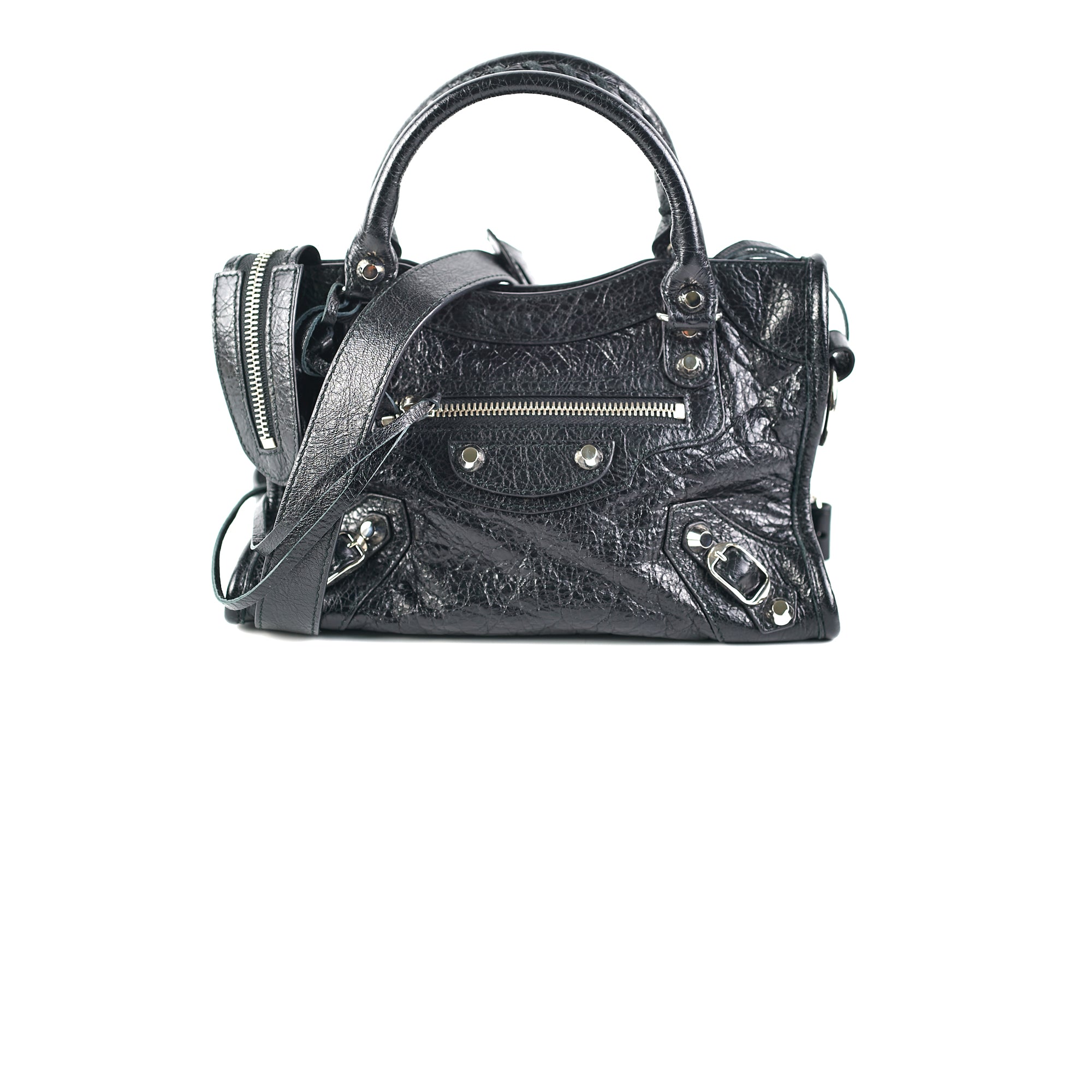 Balenciaga Mini City Bag in Black - Stylish & Compact Crossbody Purse for Women | Perfect for Everyday Use, Travel & Night Out