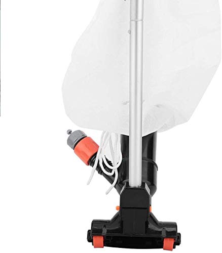 Portable Jet Pool Vacuum Cleaner - Handheld Manual Above Ground Pool Cleaner with Head & Pole Kit | Quick Debris Removal for Summer Waves Pools | Ideal for Inground & Above Ground Pools, Spas, Small Water Features | Perfect for Backyard, Vacation Homes & Pool Maintenance