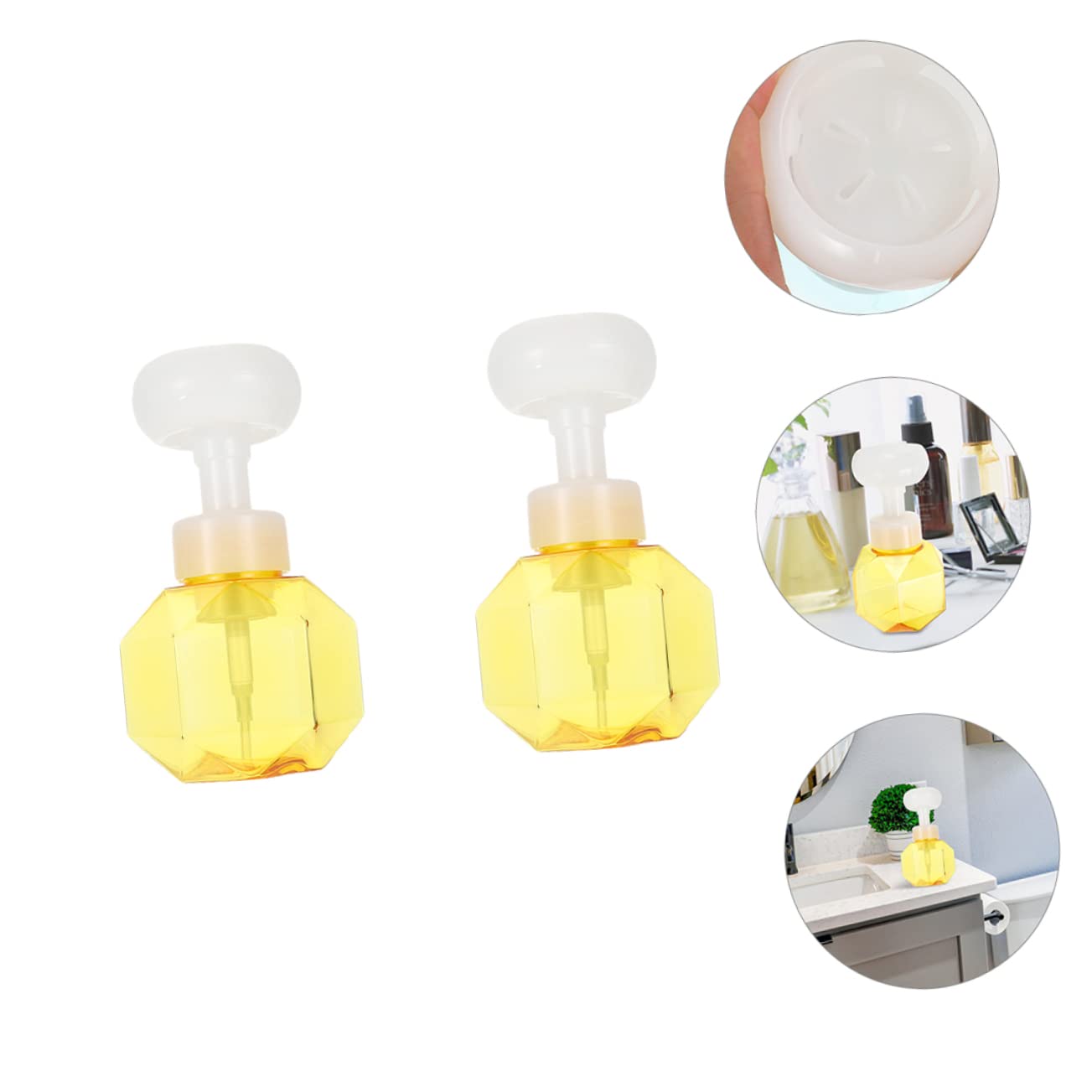 CANIGHT 2-Pack Face Wash Bubble Maker - Deep Cleansing Foam Bubbler with PP Cap for Gentle Facial & Body Cleansing | Perfect for Daily Skincare & Spa Routine