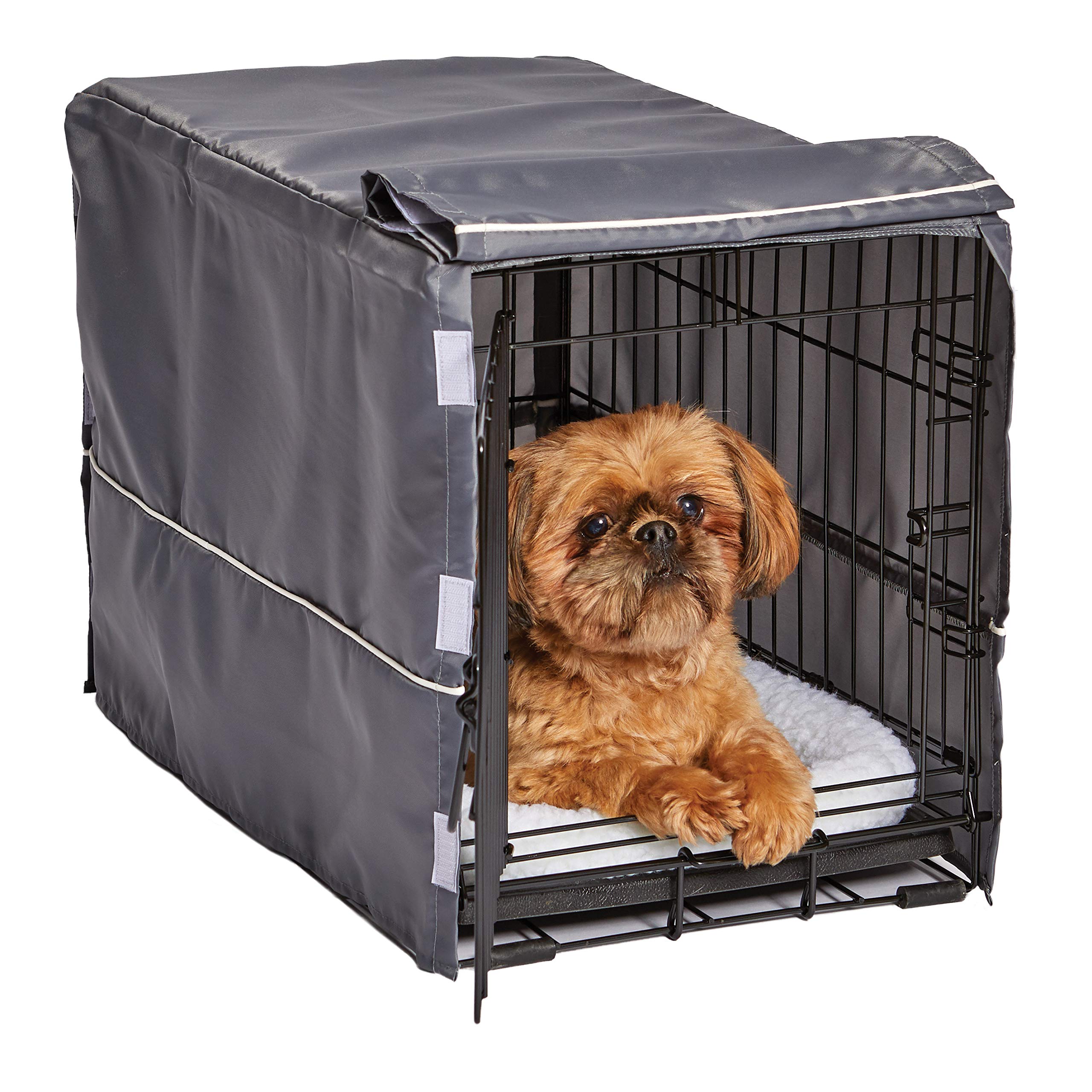 New World Pet Products Midwest Dog Crate Cover - Breathable Privacy Cover for Midwest Dog Crates, Machine Washable & Dryer Safe | Perfect for Home, Travel & Vet Visits
