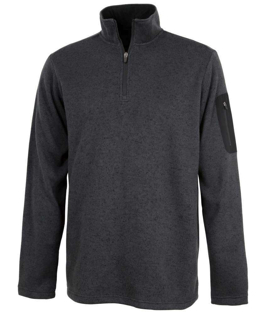Charles River Apparel Men's Heathered Fleece Pullover - Soft Warm Winter Sweatshirt for Outdoor Activities & Casual Wear | Perfect for Hiking, Camping and Everyday Comfort