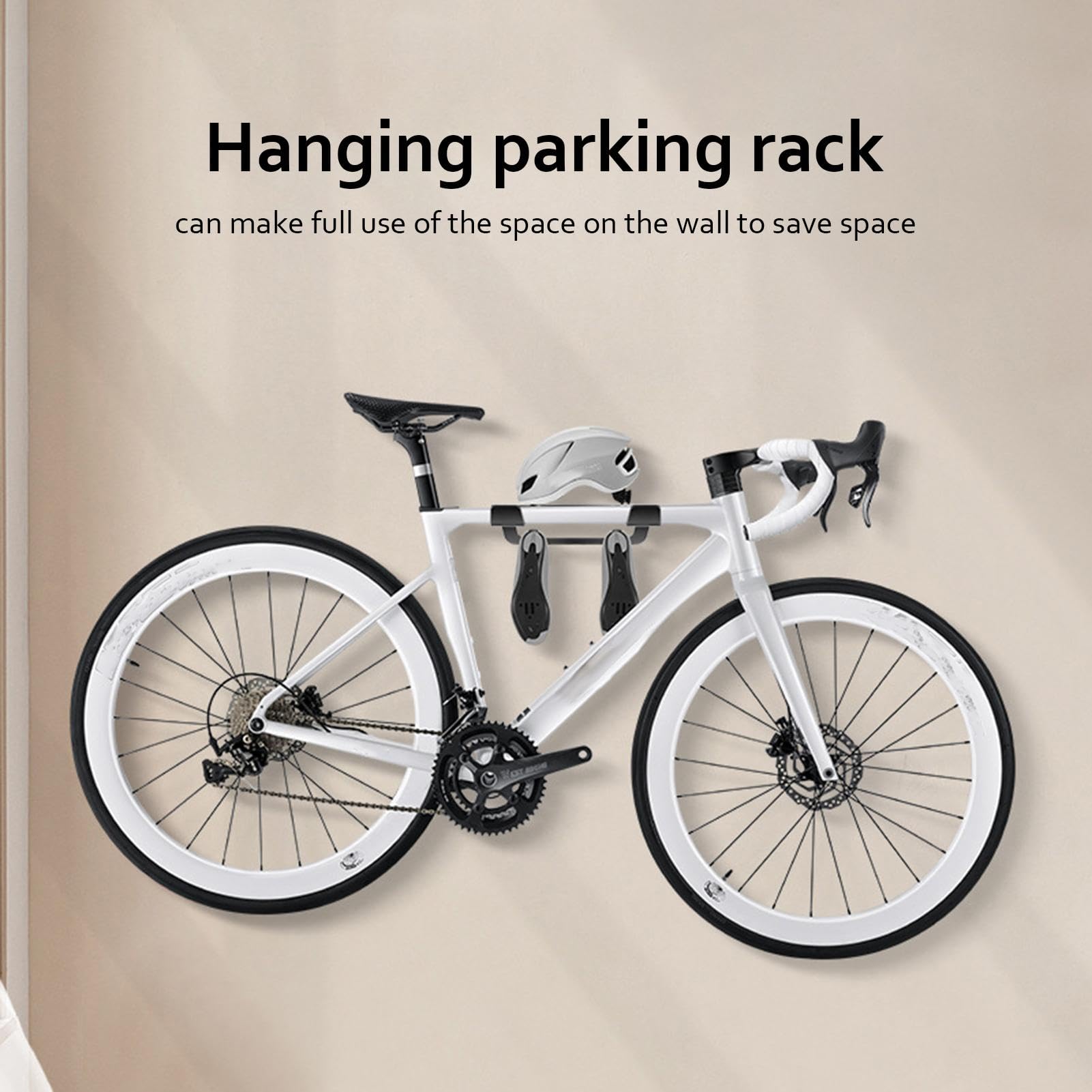 Heavy Duty Bike Hangers for Garage Wall Mount - Space Saving Bike Storage Rack Organizer for Indoor & Outdoor Use - Easy Install Bike Stand for Garage, Shed, Basement & Room Organization