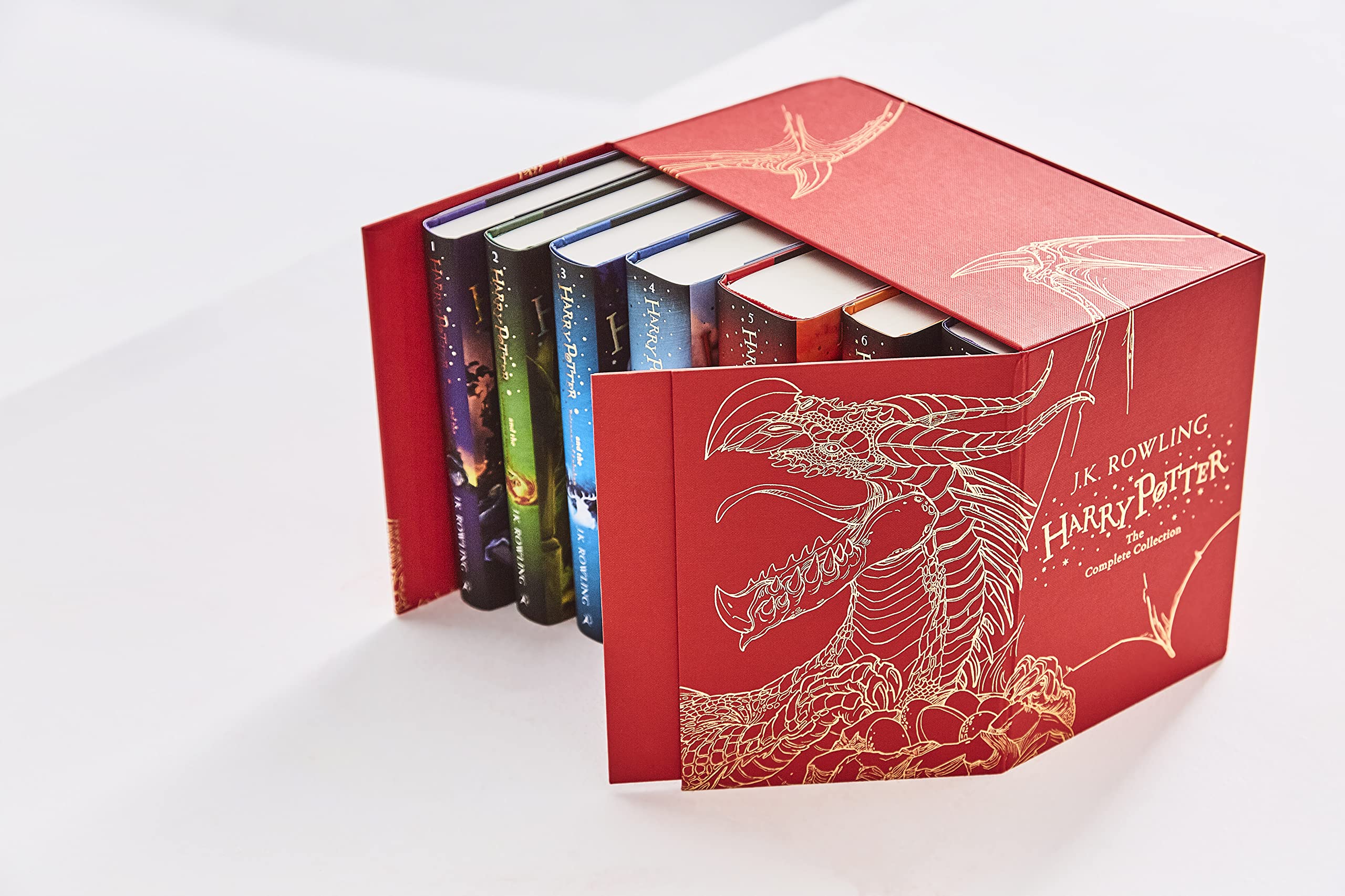 Harry Potter Complete Book Set - All 7 Hardcover Novels by J.K. Rowling | Fantasy Book Series for Teens & Adults, Perfect for Gifts, Reading & Collecting