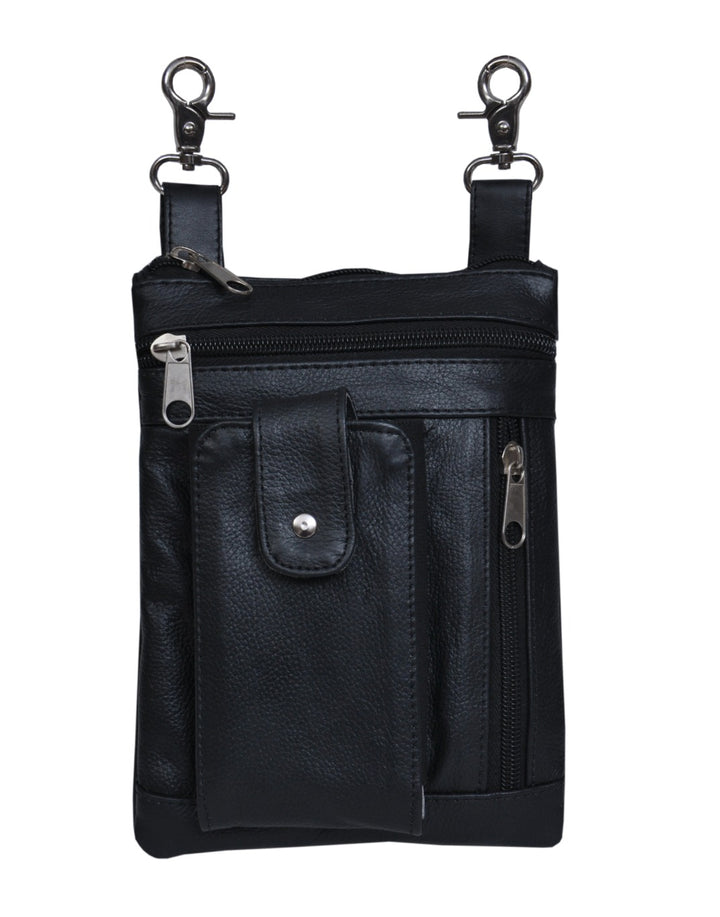 Clip Bag with Concealed Pockets - Secure & Stylish Waist Pack for Travel, Hiking, and Everyday Use
