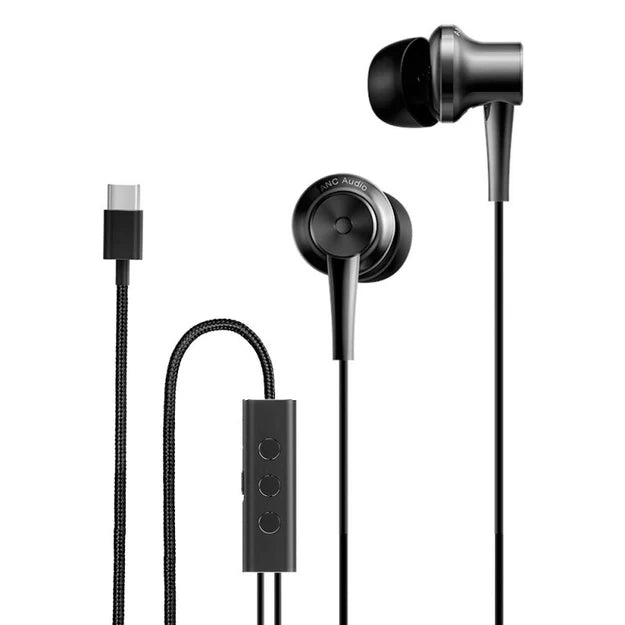 Xiaomi USB-C Wired Earphones with Microphone - Noise Isolating In-Ear Headphones for Android, iPhone, Laptop, Travel & Workout