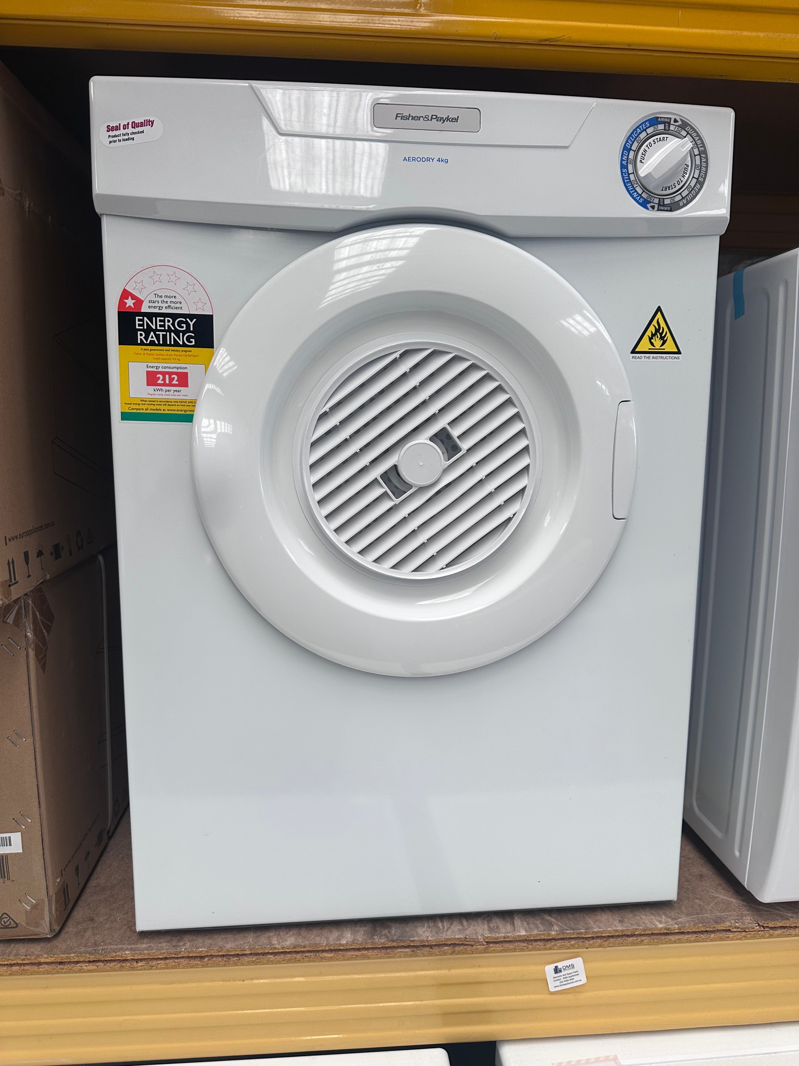 Refurbished Fisher & Paykel 4kg Compact Clothes Dryer - Perfect for Apartments, Laundromats & Small Spaces