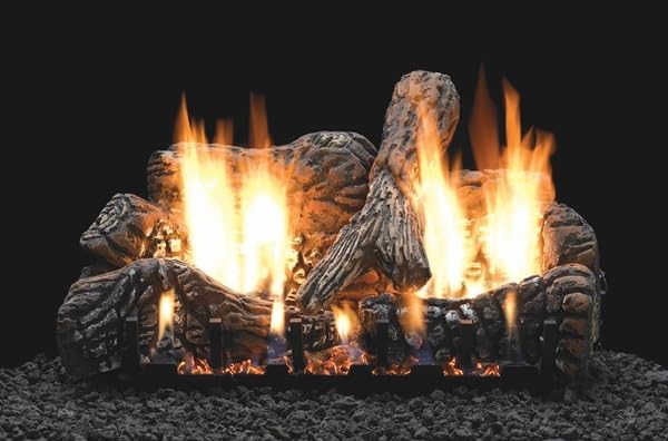 Empire Comfort Systems LS30EF Ceramic Fiber Fireplace Log Set - 5-Piece Realistic Wood Logs for Gas Fireplaces | Perfect for Indoor Home Decor & Cozy Winter Nights