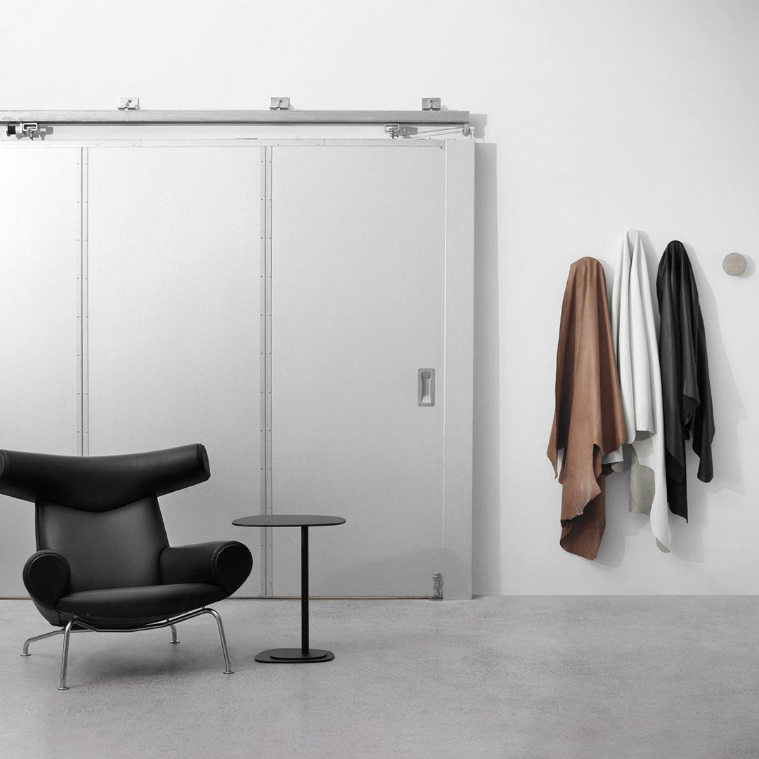 Erik Jørgensen Wegner Ox Chair - Mid Century Modern Leather Lounge Chair for Living Room, Office & Reading Nook - Scandinavian Design Replica