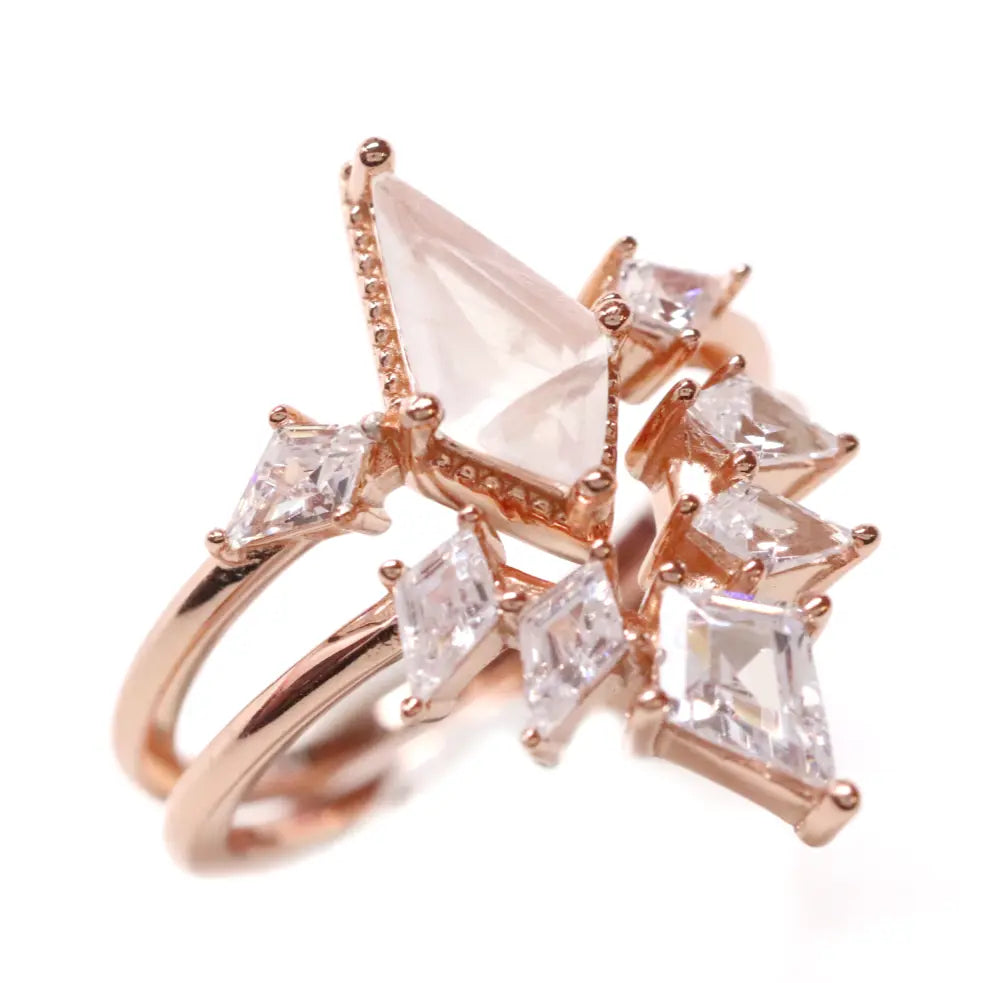 Elegant Cordelia Ring Set for Women - Sterling Silver Stackable Rings - Perfect for Wedding, Anniversary & Everyday Wear