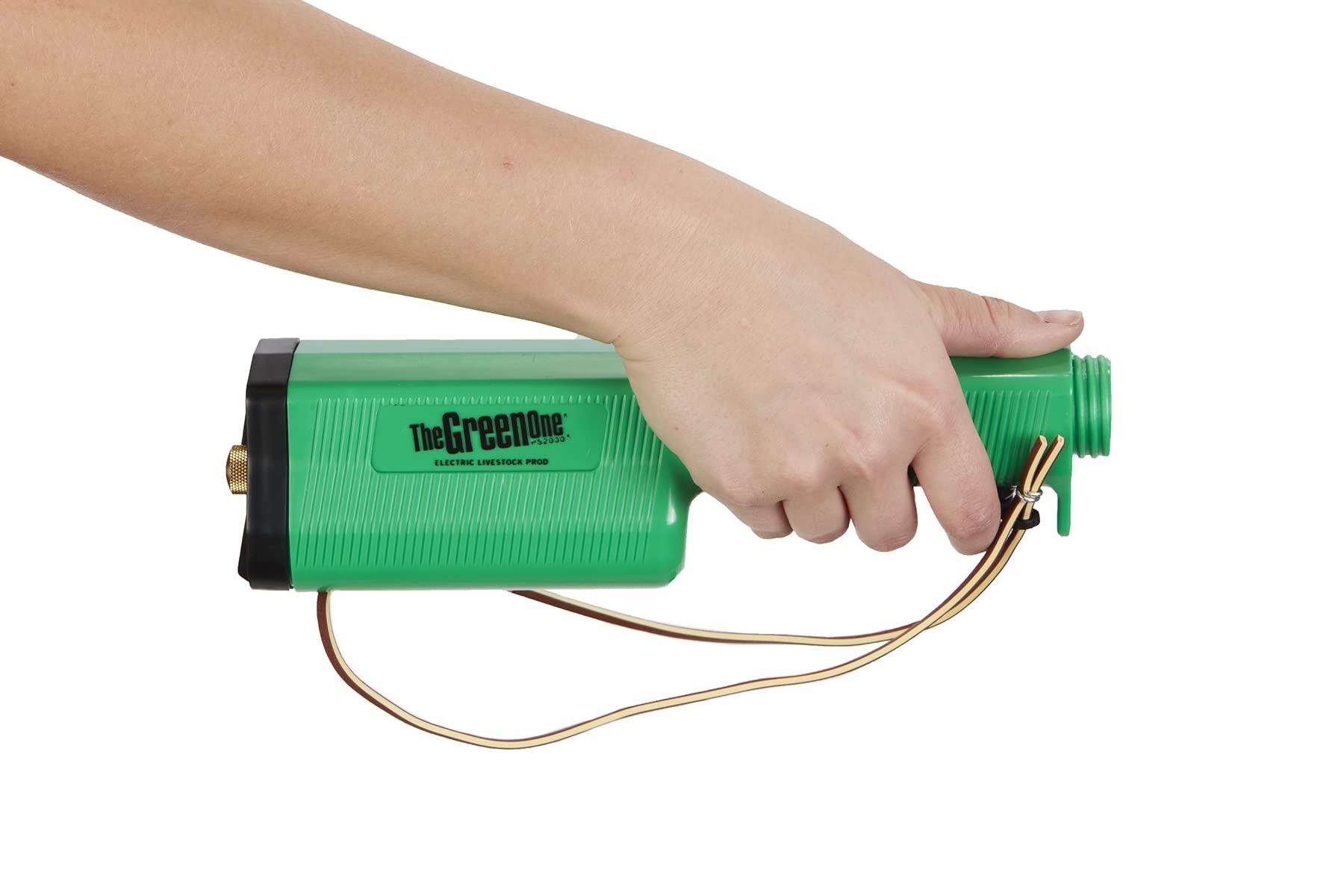 Hot-Shot® HS2000 Electric Livestock Prod Replacement Handle - Durable Green Handle for Cattle Prods | Perfect for Farm Use, Livestock Handling & Animal Training