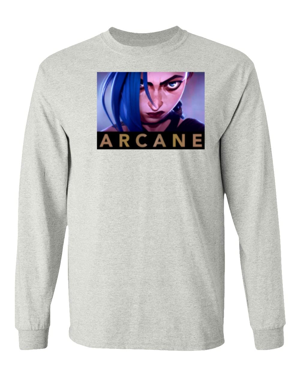 Heroes of Arcane Animation Game League Unisex Long Sleeve T-Shirt | Fantasy Gaming Merchandise for Men & Women | Perfect for Cosplay, Conventions & Casual Wear