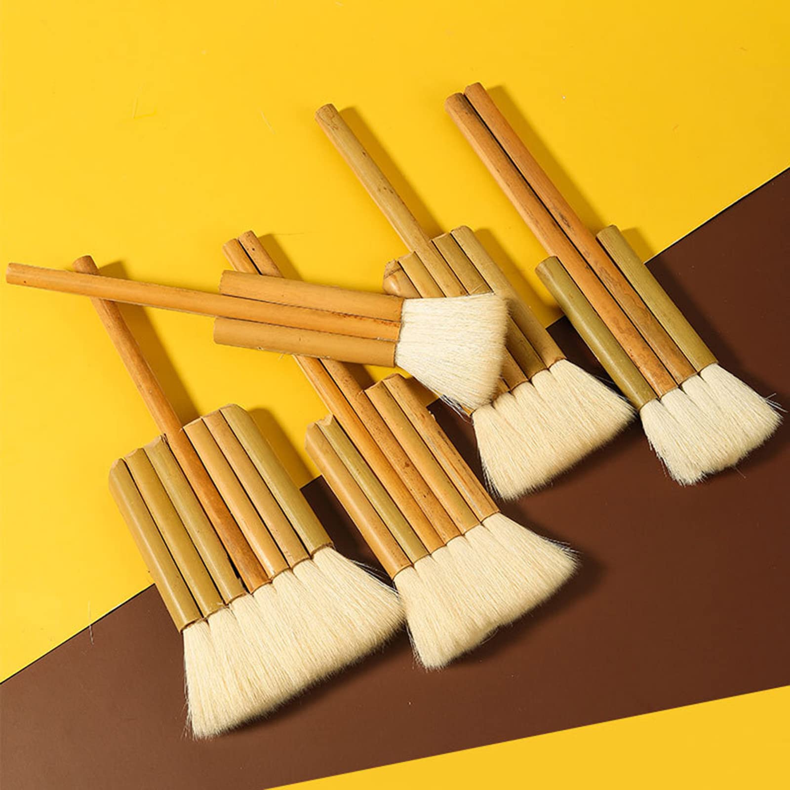 Watercolor Hake Brush - Professional Sheep Hair Blender for Pottery & Art
