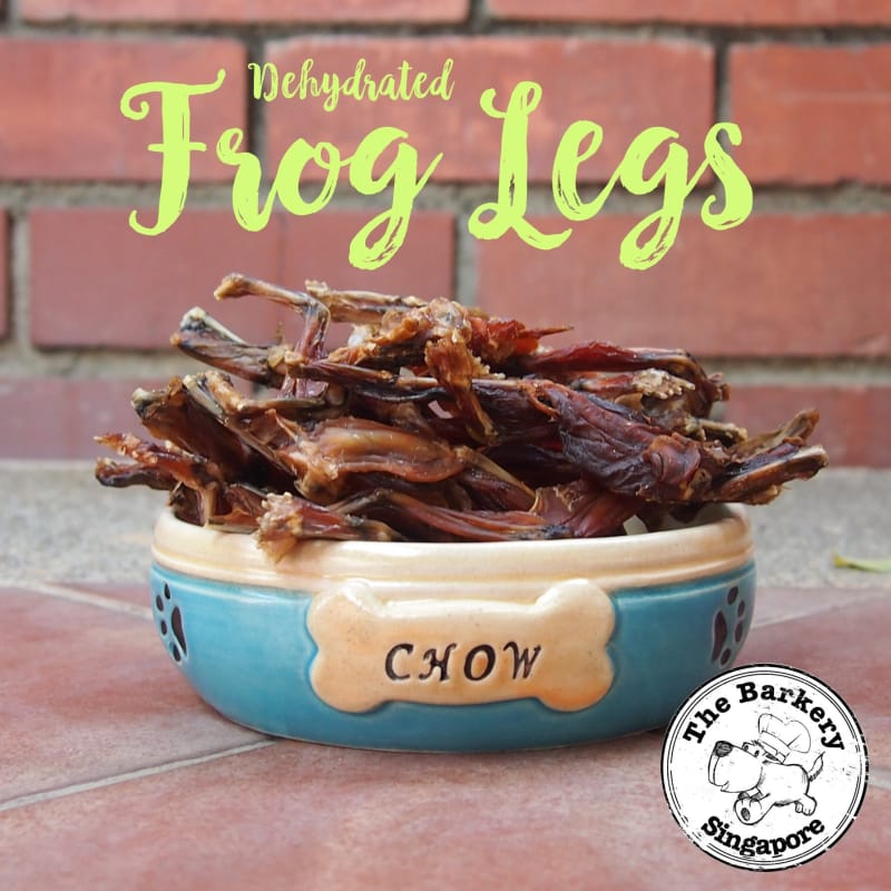 The Barkery Frog Legs Dehydrated Dog Treats - All-Natural, Grain-Free, High-Protein Snacks for Dogs (2 Sizes) - Perfect for Training, Rewards & Dental Health