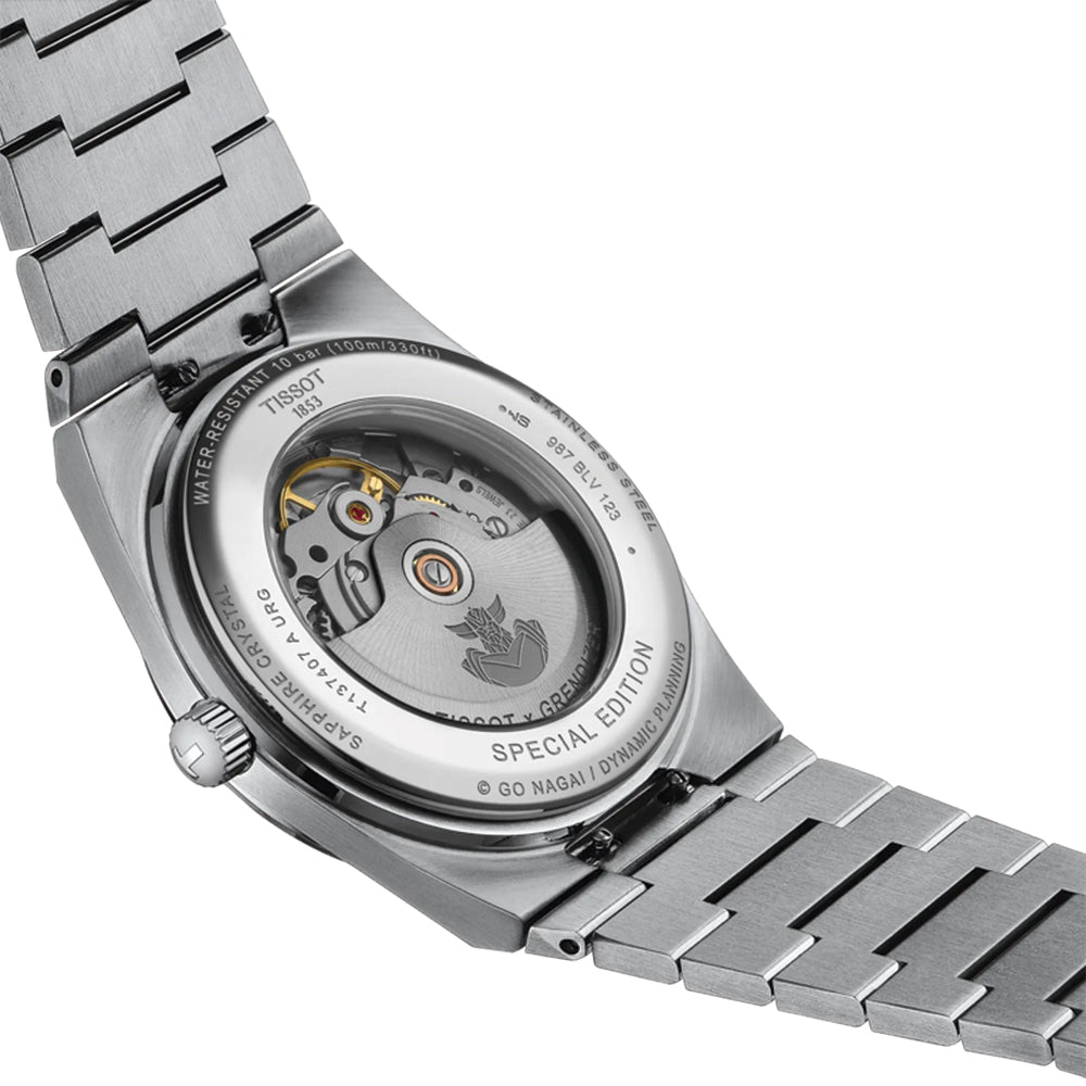 PRX Powermatic 80 Automatic Watch - 40mm Blue Dial Stainless Steel Bracelet - UFO Robot Grendizer Limited Edition - Perfect for Men's Dress, Business & Casual Wear