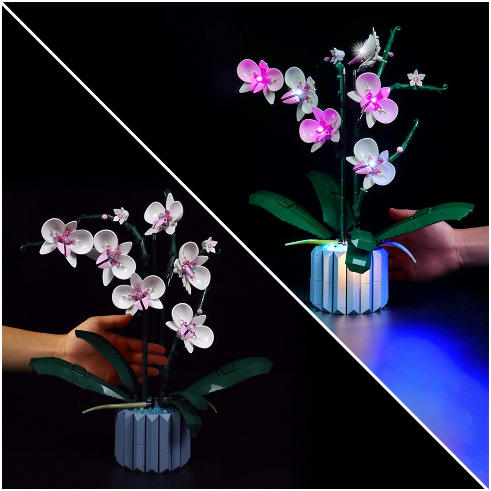 Premium LED Light Kit for Lego Ideas Orchid Flowers Building Set 10311 - Enhance Your Botanical Display with Custom Lighting for Home Decor & Gift Giving